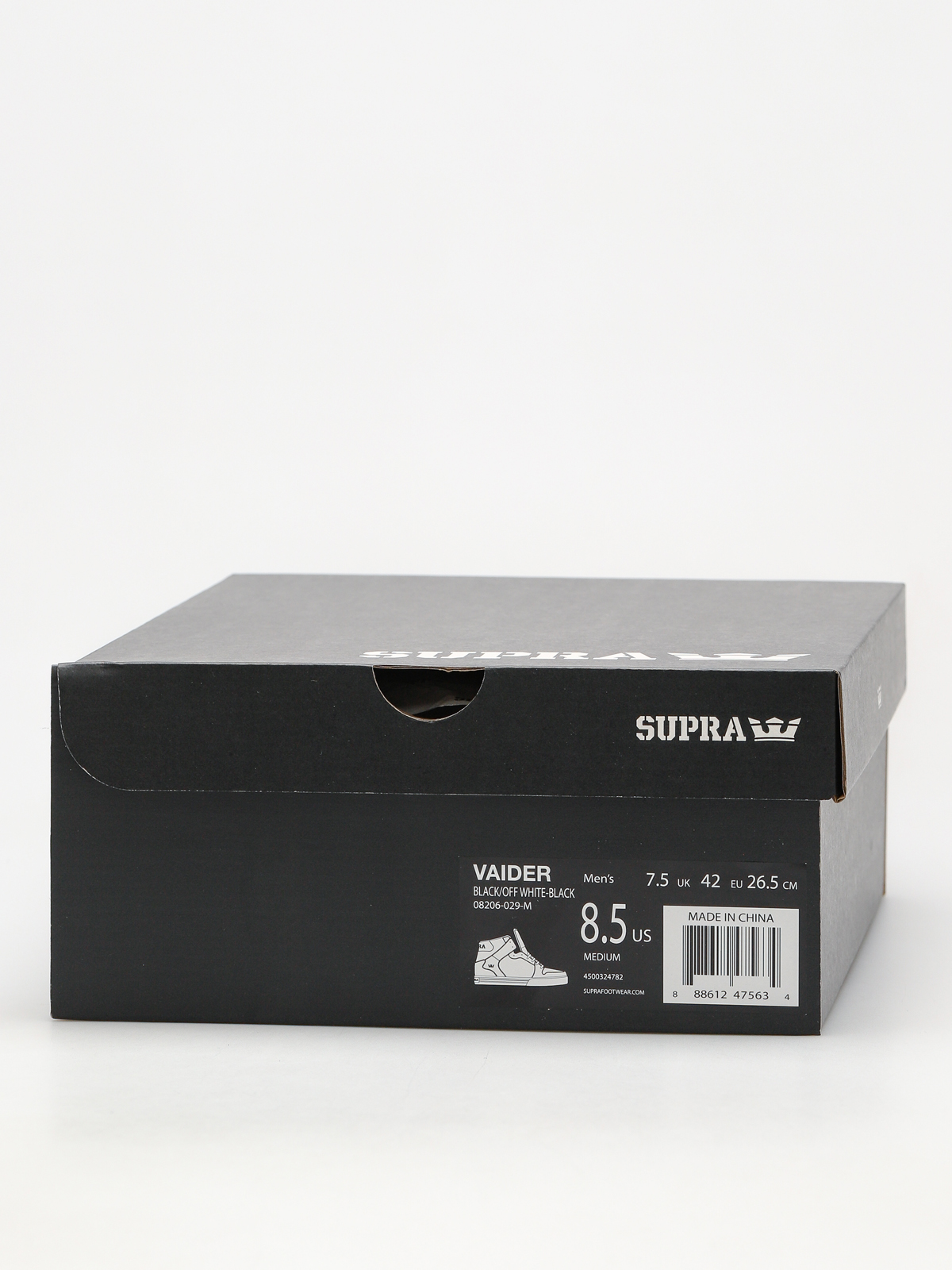 Supra Shoes Vaider (black/off white black)