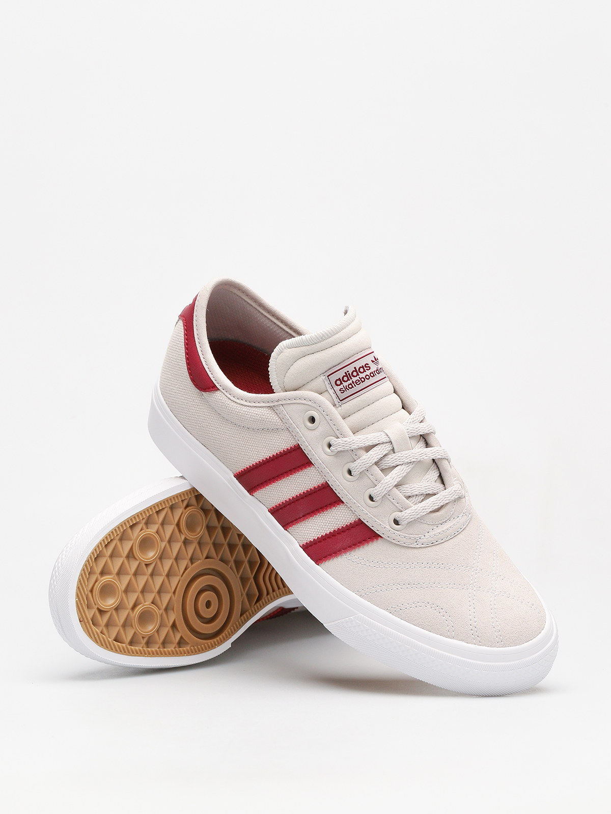 adidas Shoes Adi Ease Premiere (crystal white/collegiate burgundy/ftwr white)