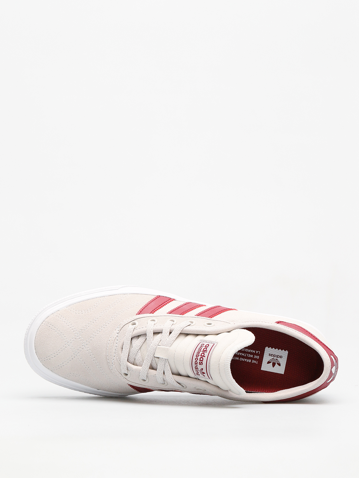 adidas Shoes Adi Ease Premiere (crystal white/collegiate burgundy/ftwr white)