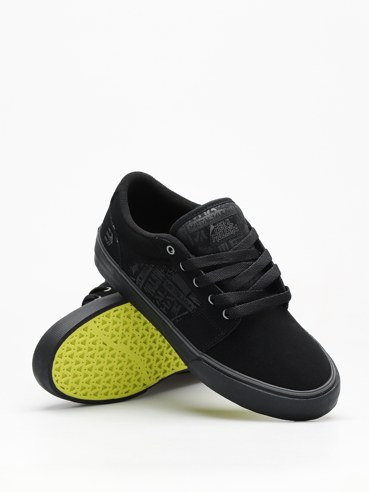 Etnies Shoes Metal Mulisha Barge Ls (black/lime)