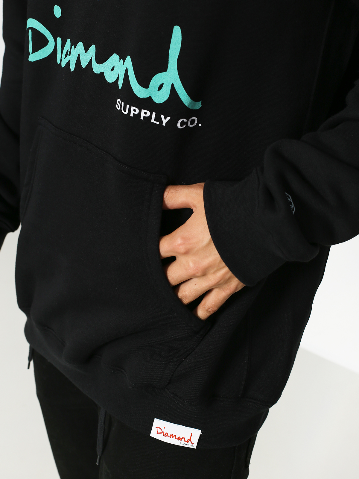 Diamond Supply Co Hoodie Og Sign Hd Black