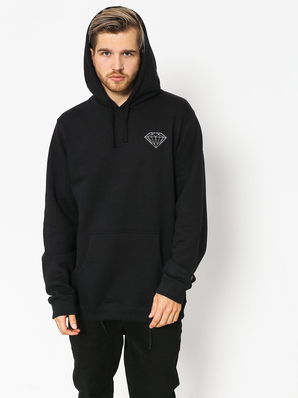 diamond black hoodie