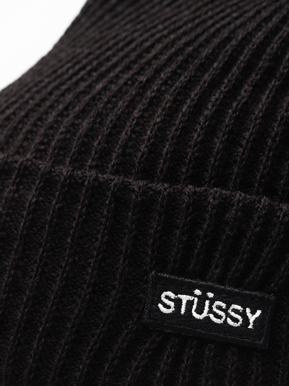 Stussy Beanie Small Patch Watchcap (black)