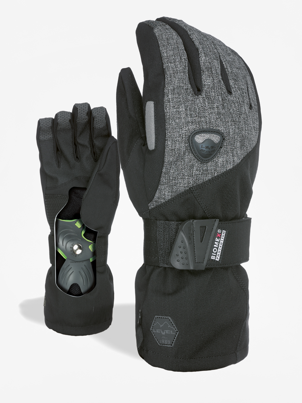 Level Handschuhe Fly (ninja black)