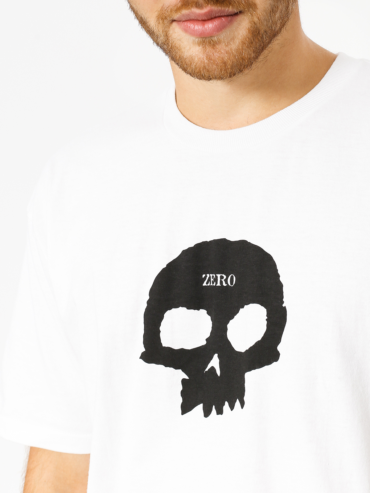 Zero T-shirt Single Skull (white)