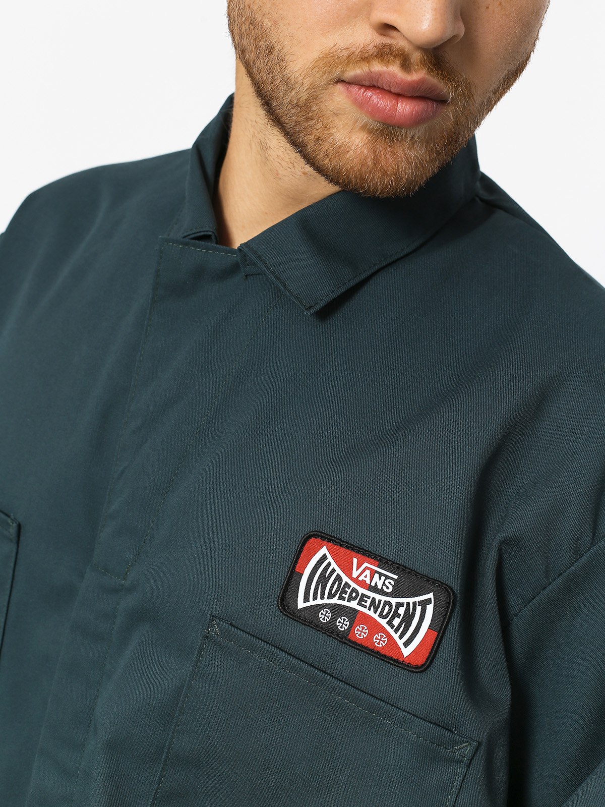 Mens Vans Overall X Independent Coveralls (darkest spruce)