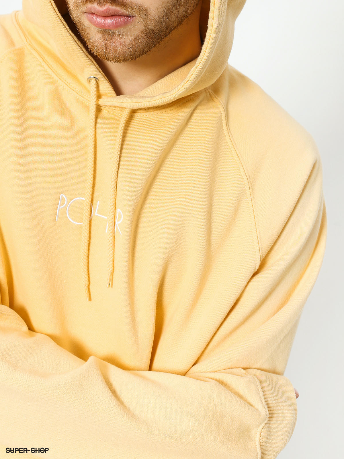 yellow polar hoodie