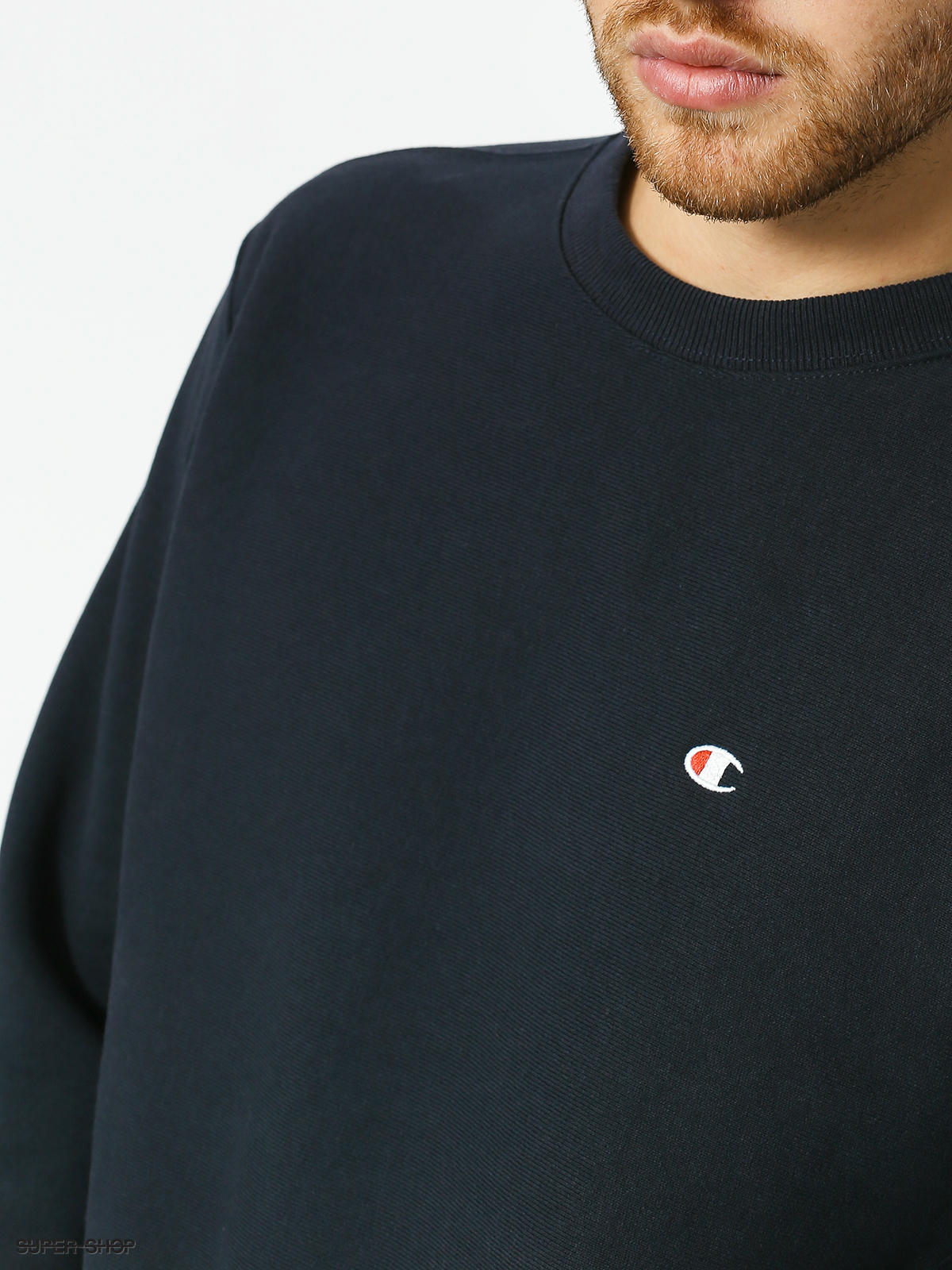 champion small logo crew sweatshirt