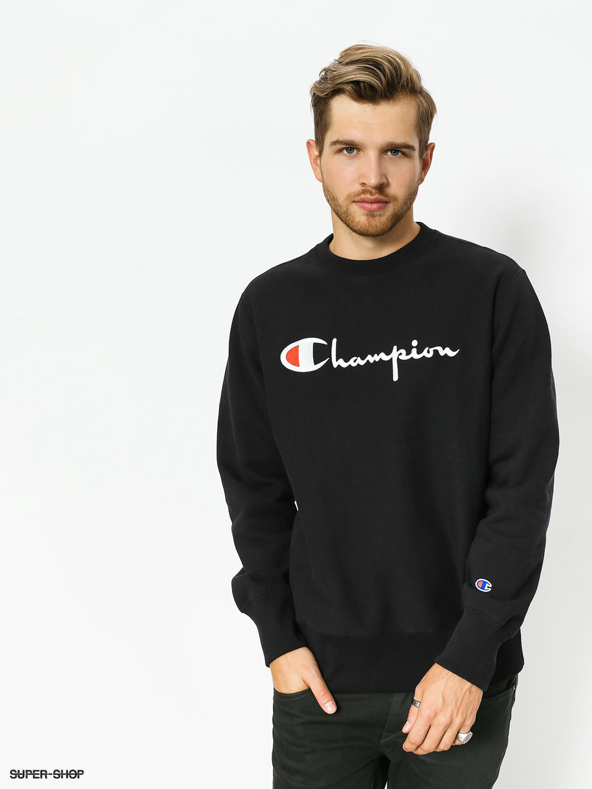 Champion sweatshirt 2025 with no hood