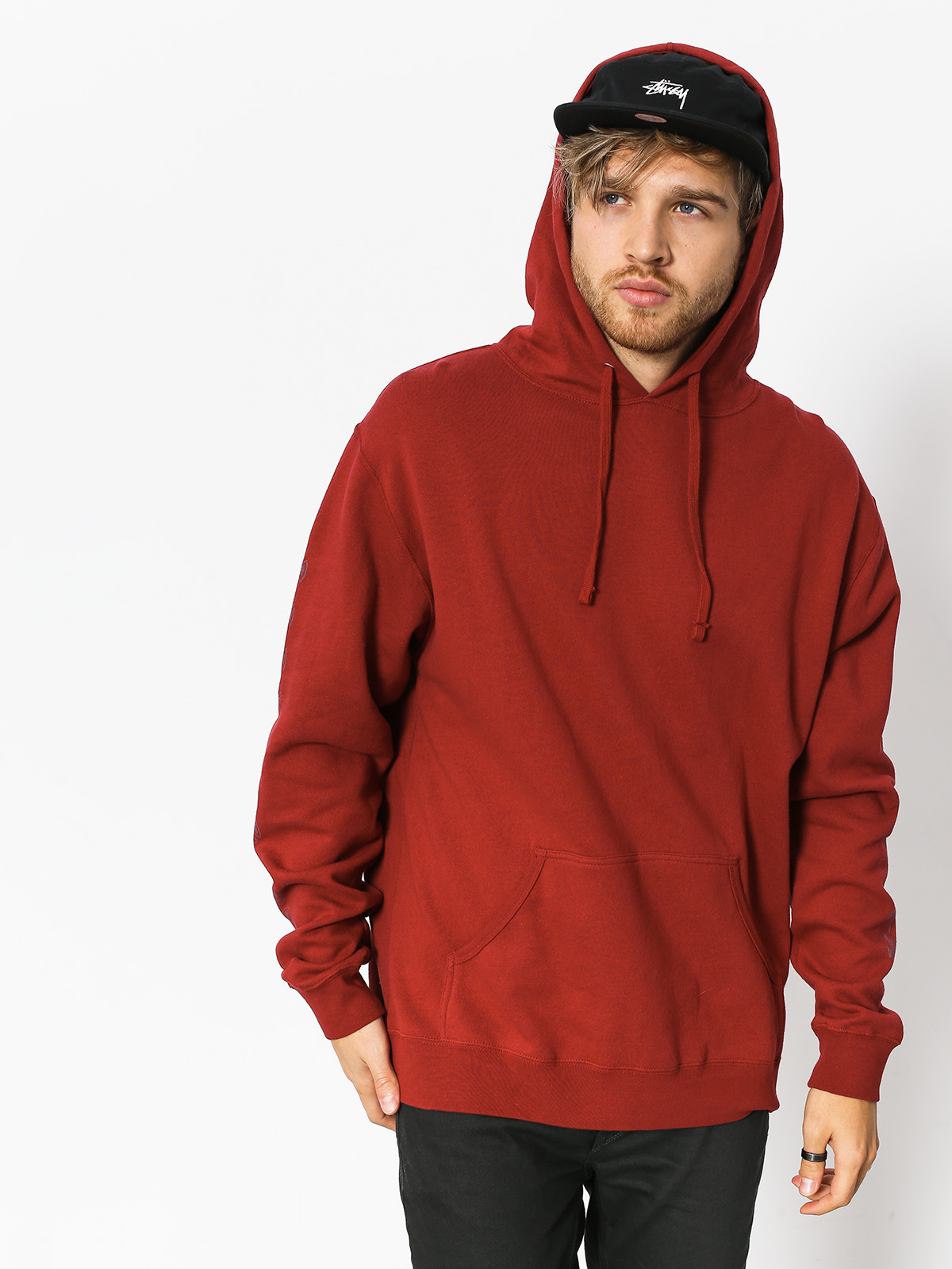 Independent x Thrasher Hoody Pentagram Cross HD (garnet)