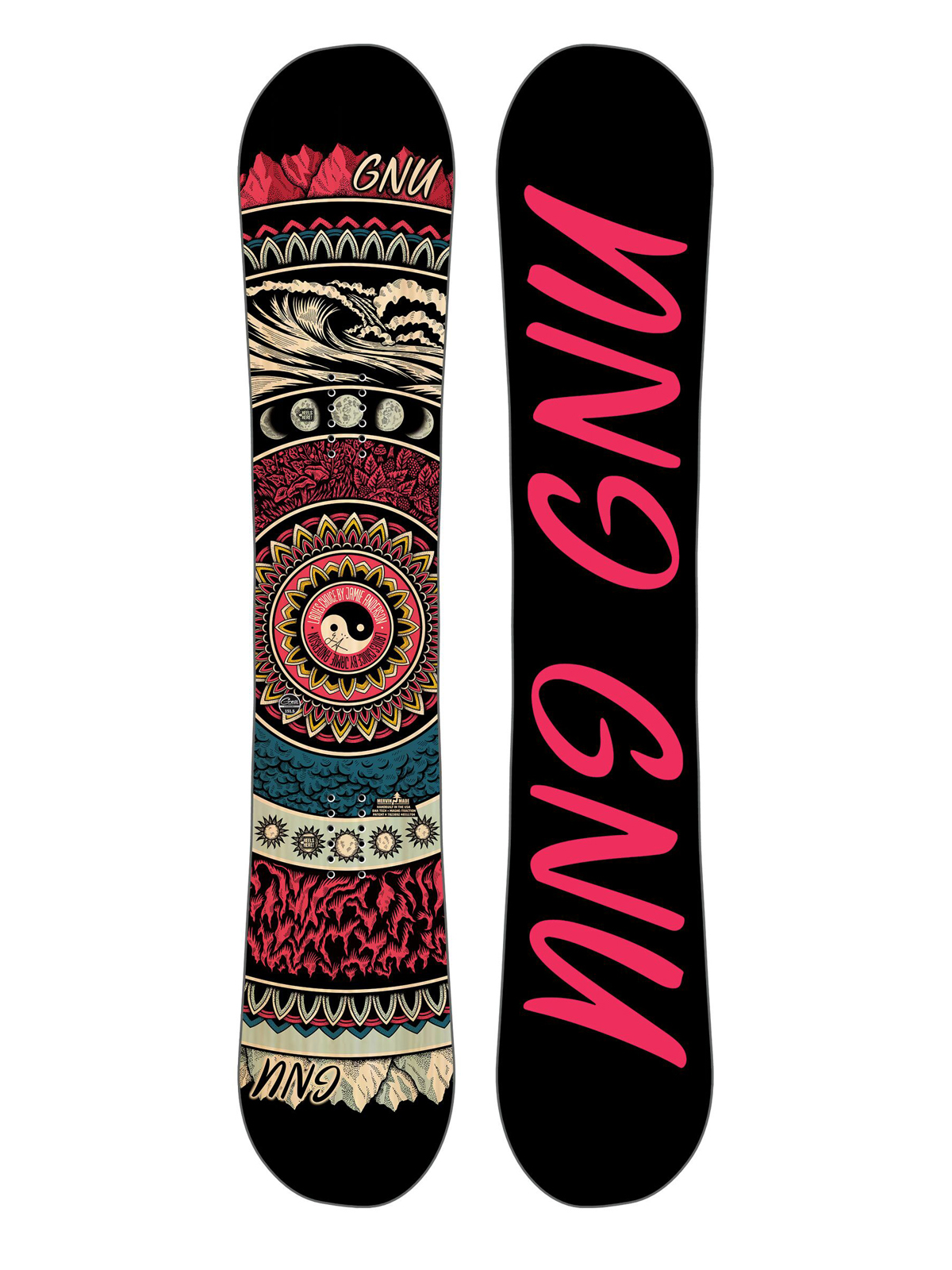 Gnu Snowboard Asym Ladies Choice C2X Wmn (black)