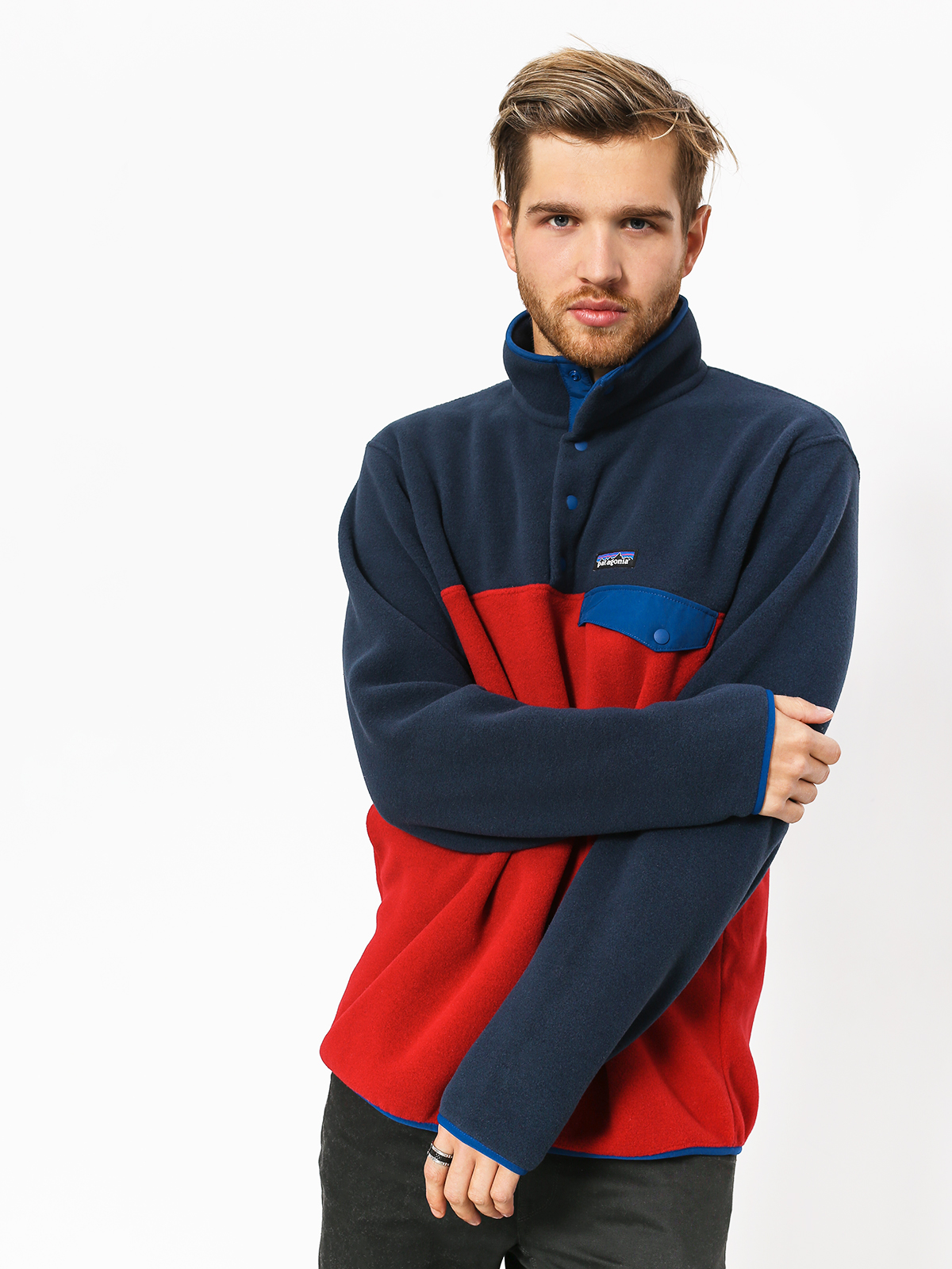 red patagonia fleece