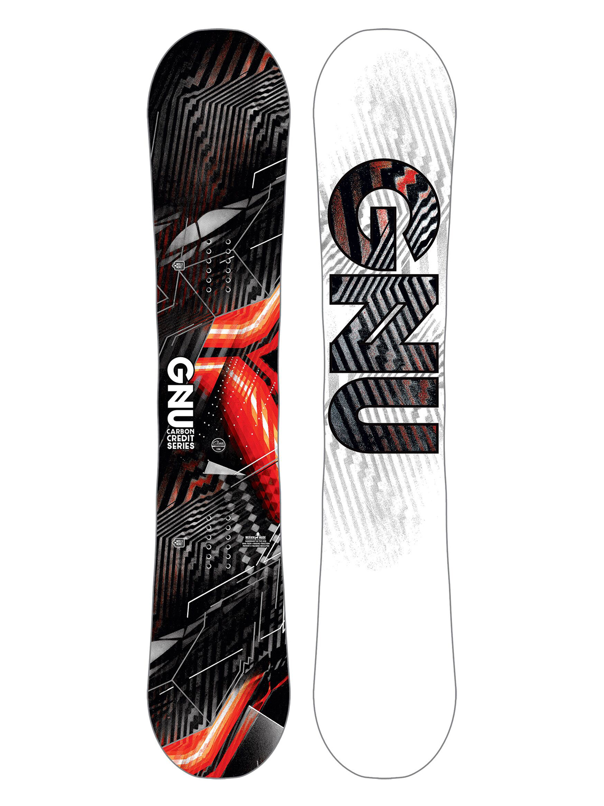 Gnu Snowboard Asym Carbon Credit Btx - multicolor (multi)