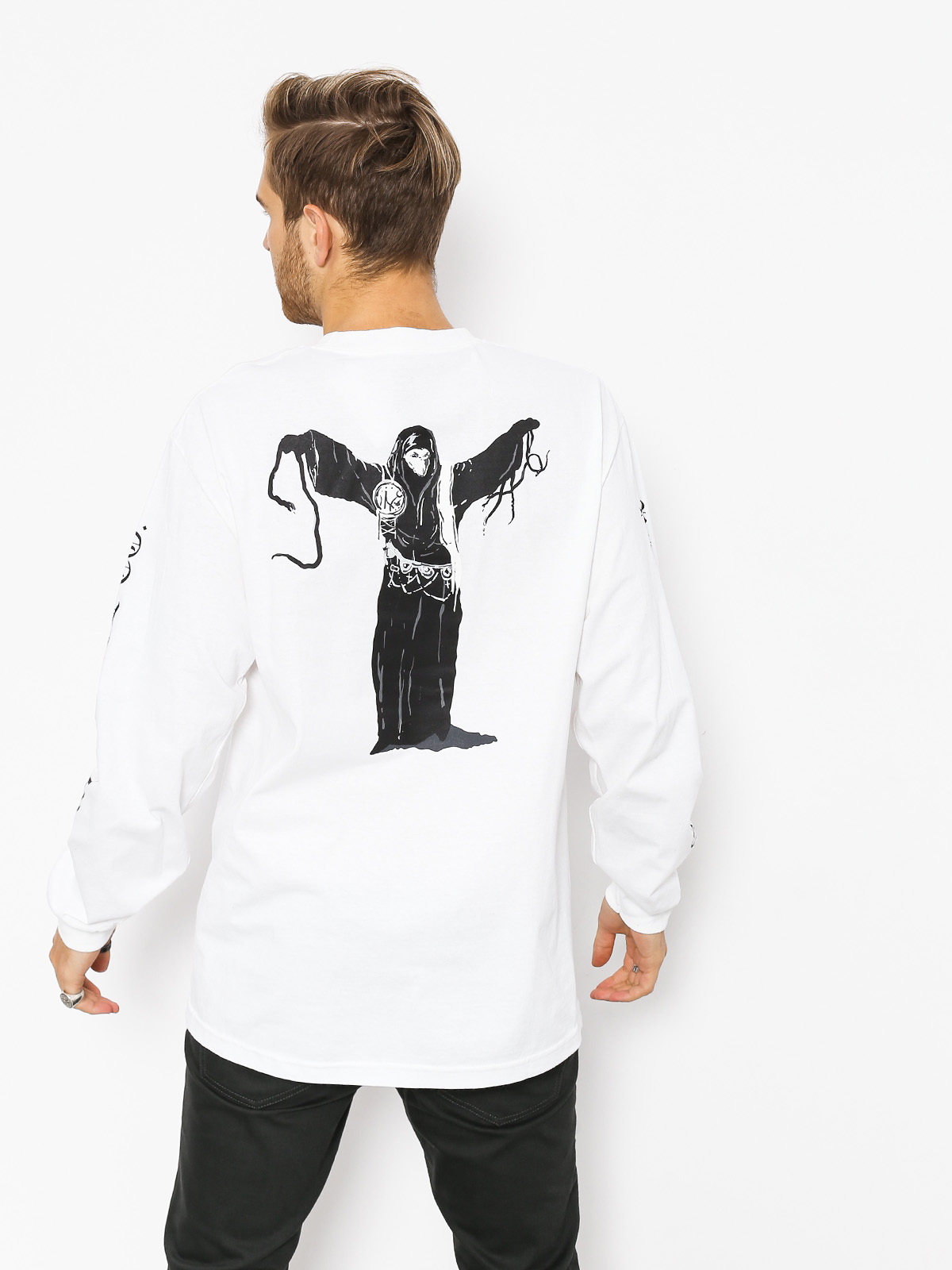 Polar Skate Longsleeve Rituals (white)
