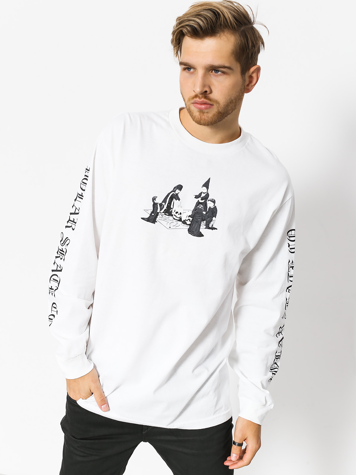 Polar Skate Longsleeve Rituals (white)