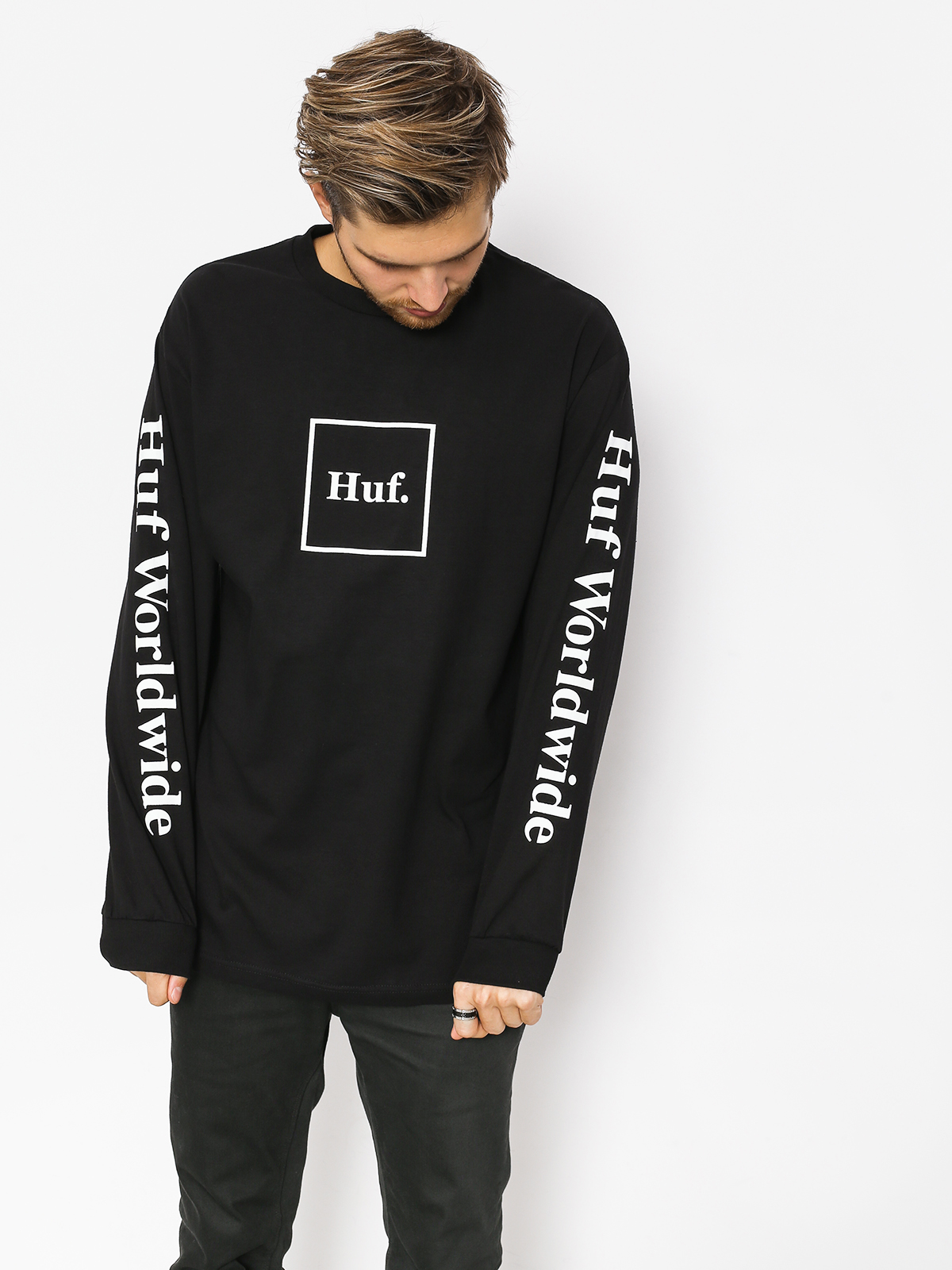 HUF Longsleeve Domestic black black