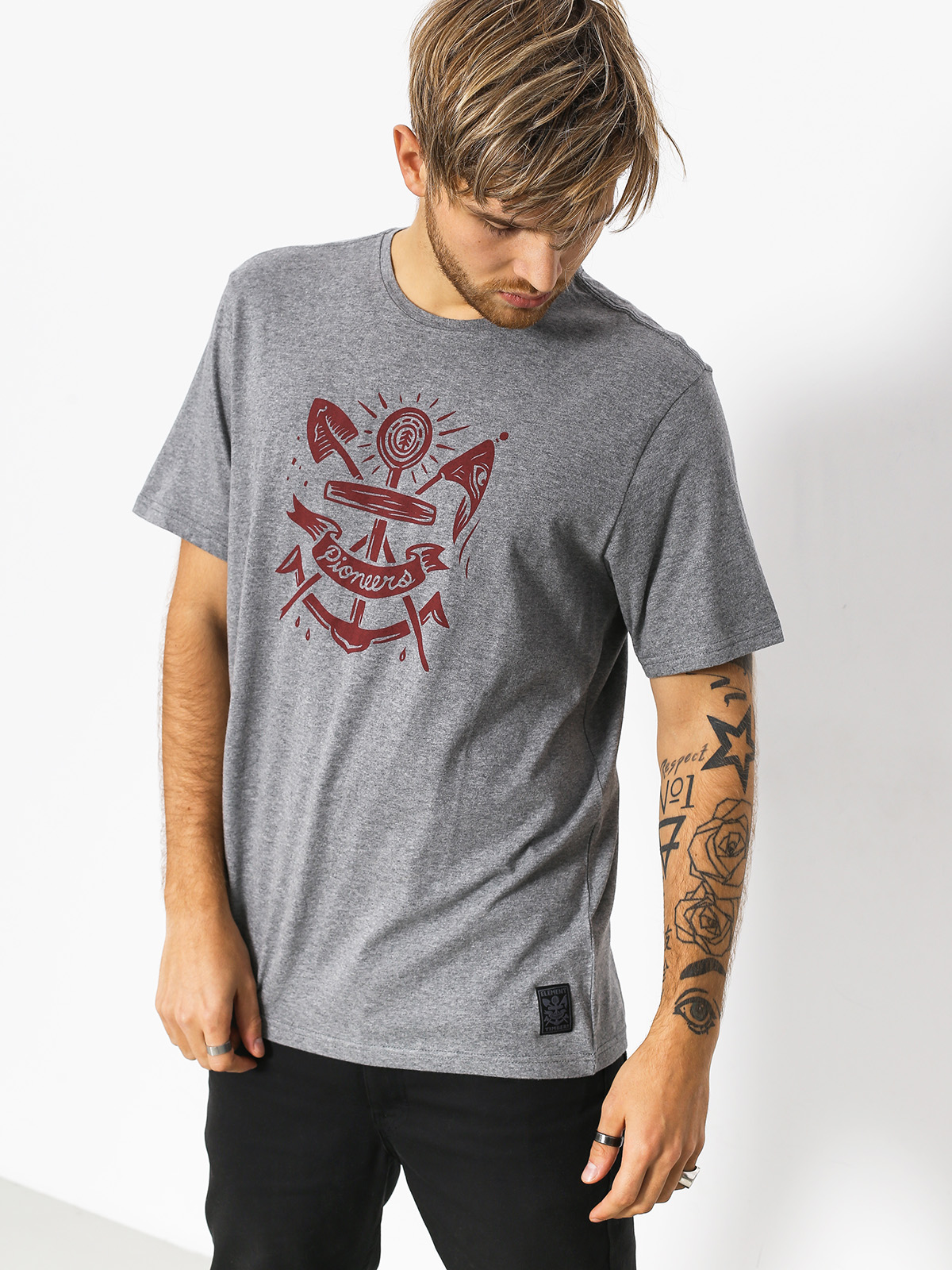 Element T-shirt Pioneers (grey heather)