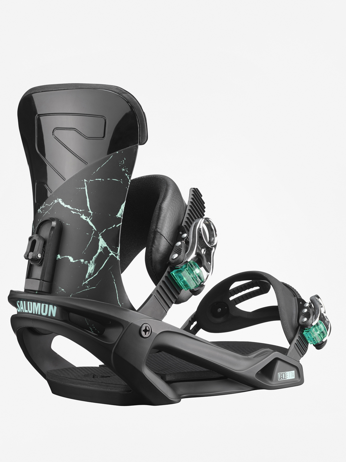 Womens Salomon Snowboard bindings Vendetta (black marble)