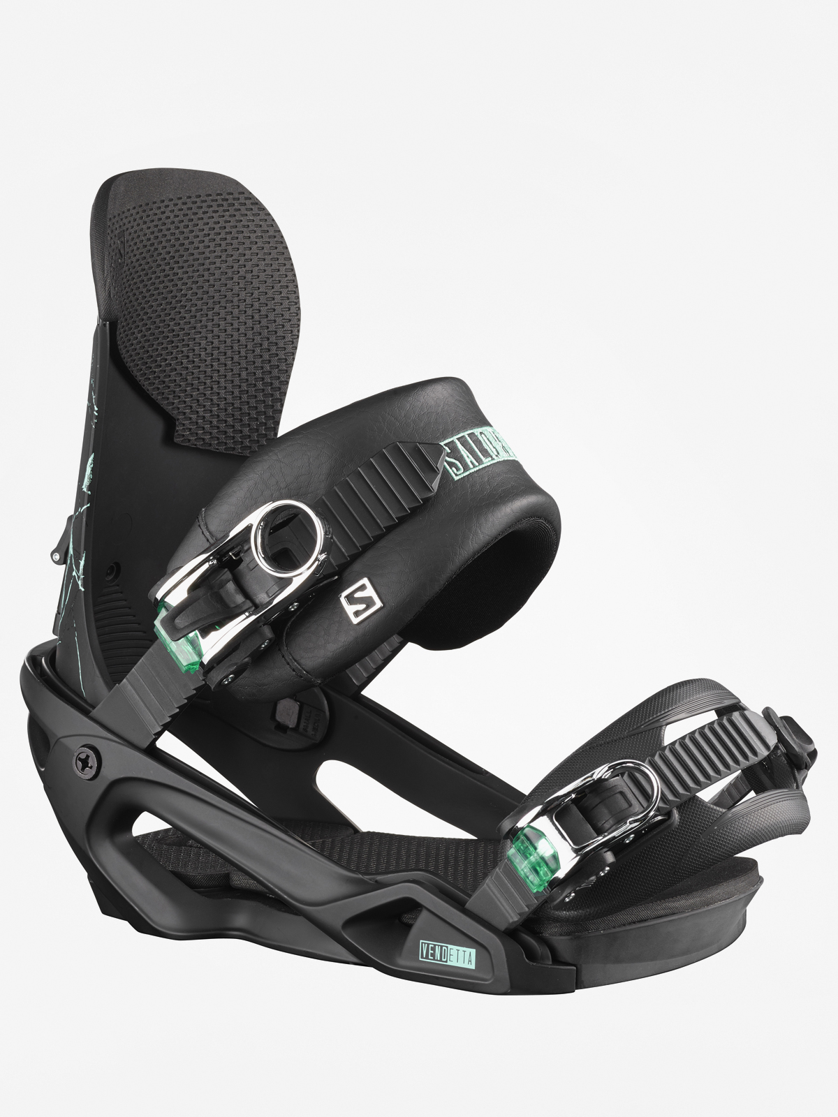 Womens Salomon Snowboard bindings Vendetta (black marble)
