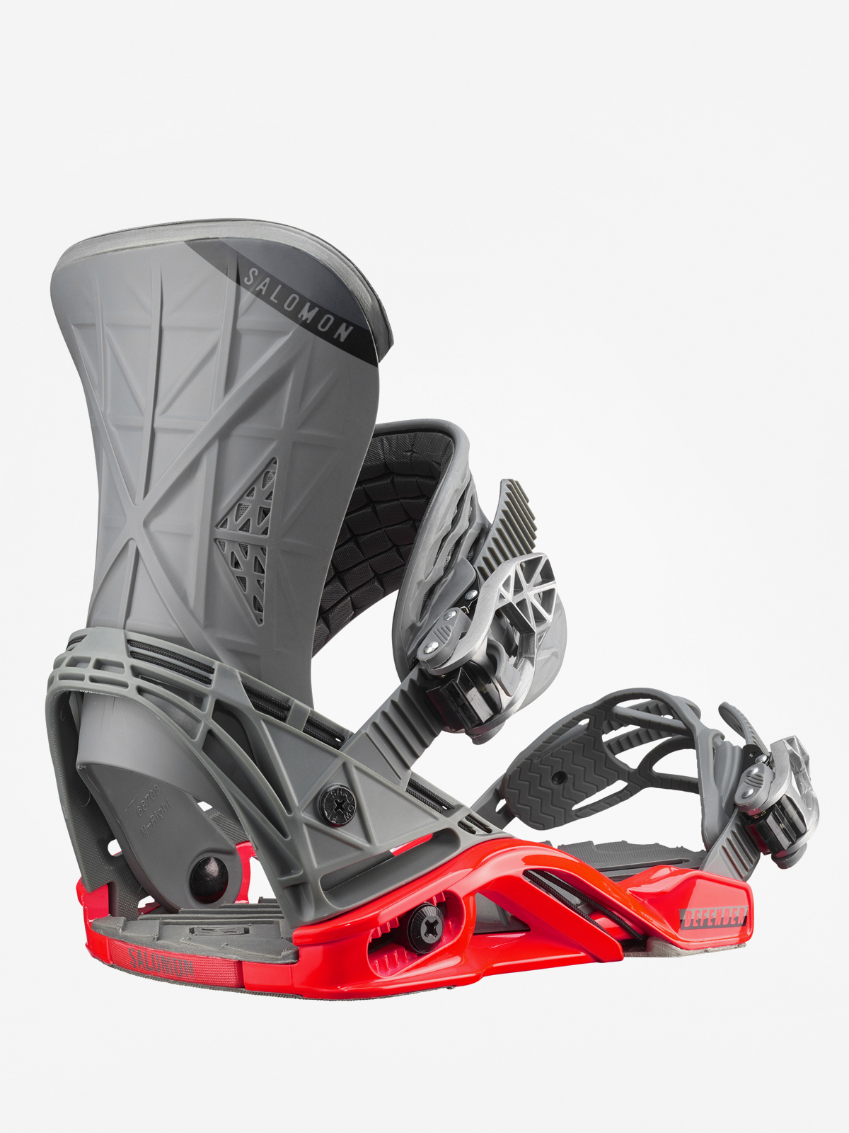 Mens Salomon Snowboard bindings Defender (grey/red)