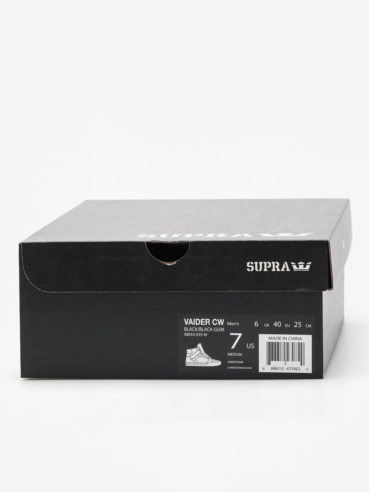 Supra Schuhe Vaider Cw (black/black gum)