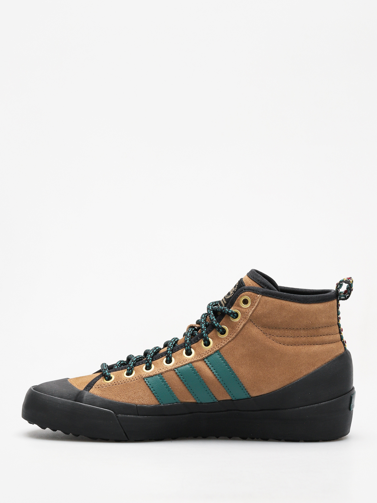 adidas Shoes Matchcourt High Rx3 (rawdes/nobgrn/cblack)