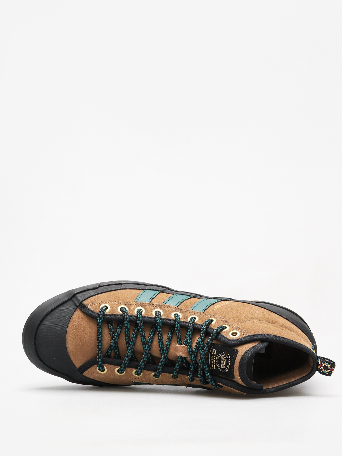 adidas Shoes Matchcourt High Rx3 (rawdes/nobgrn/cblack)