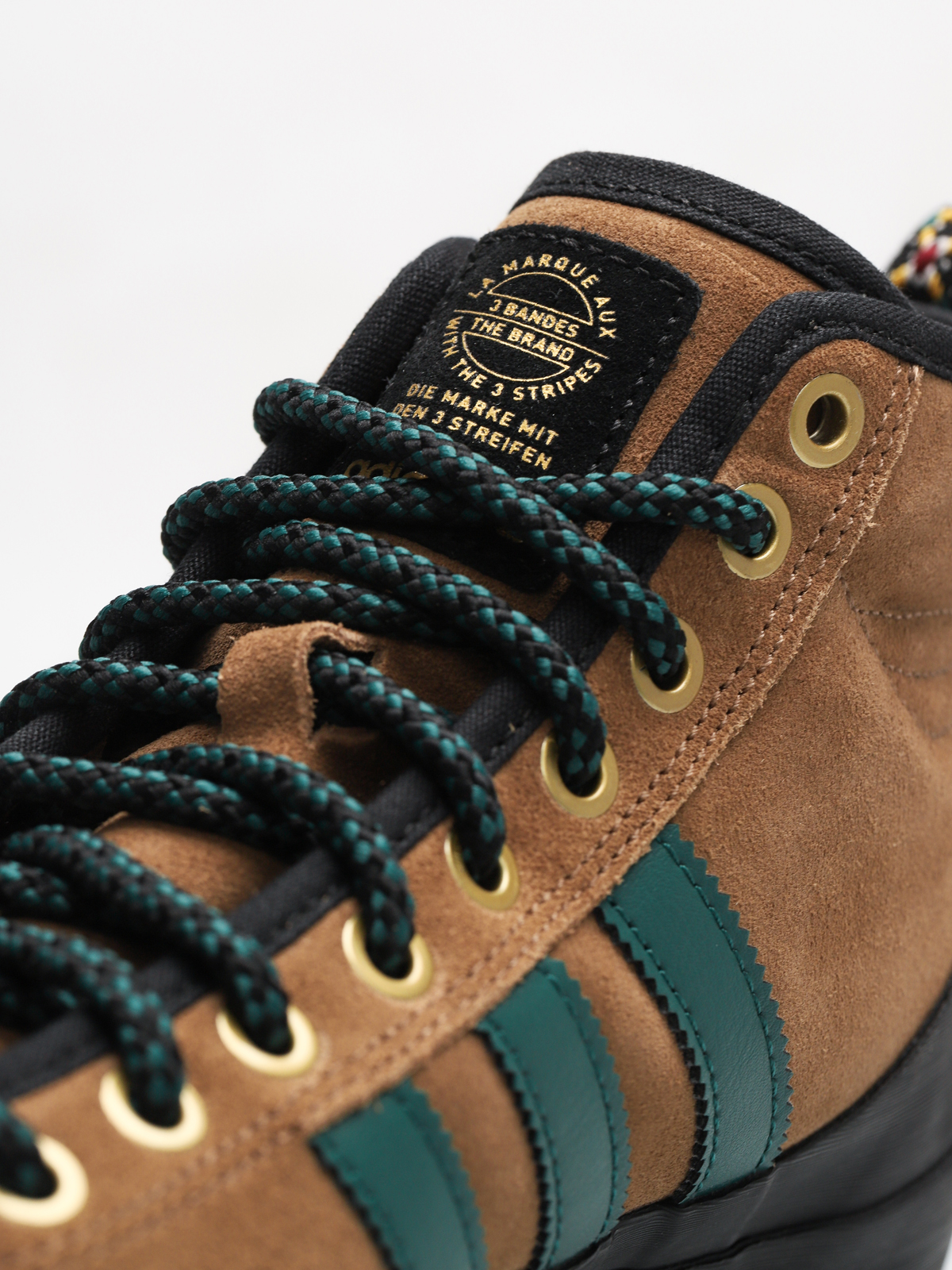 adidas Shoes Matchcourt High Rx3 (rawdes/nobgrn/cblack)