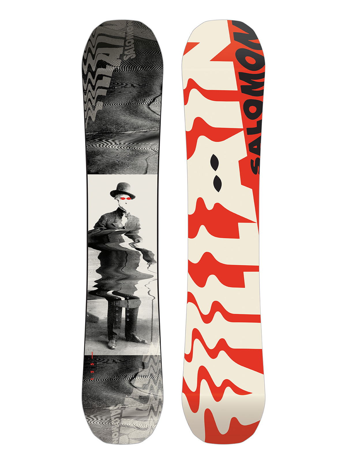Salomon Snowboard The Villain (red/white/black)