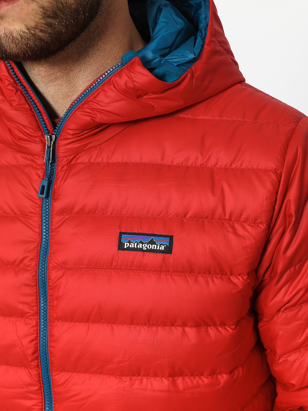 Patagonia down on sale sweater hoody fire