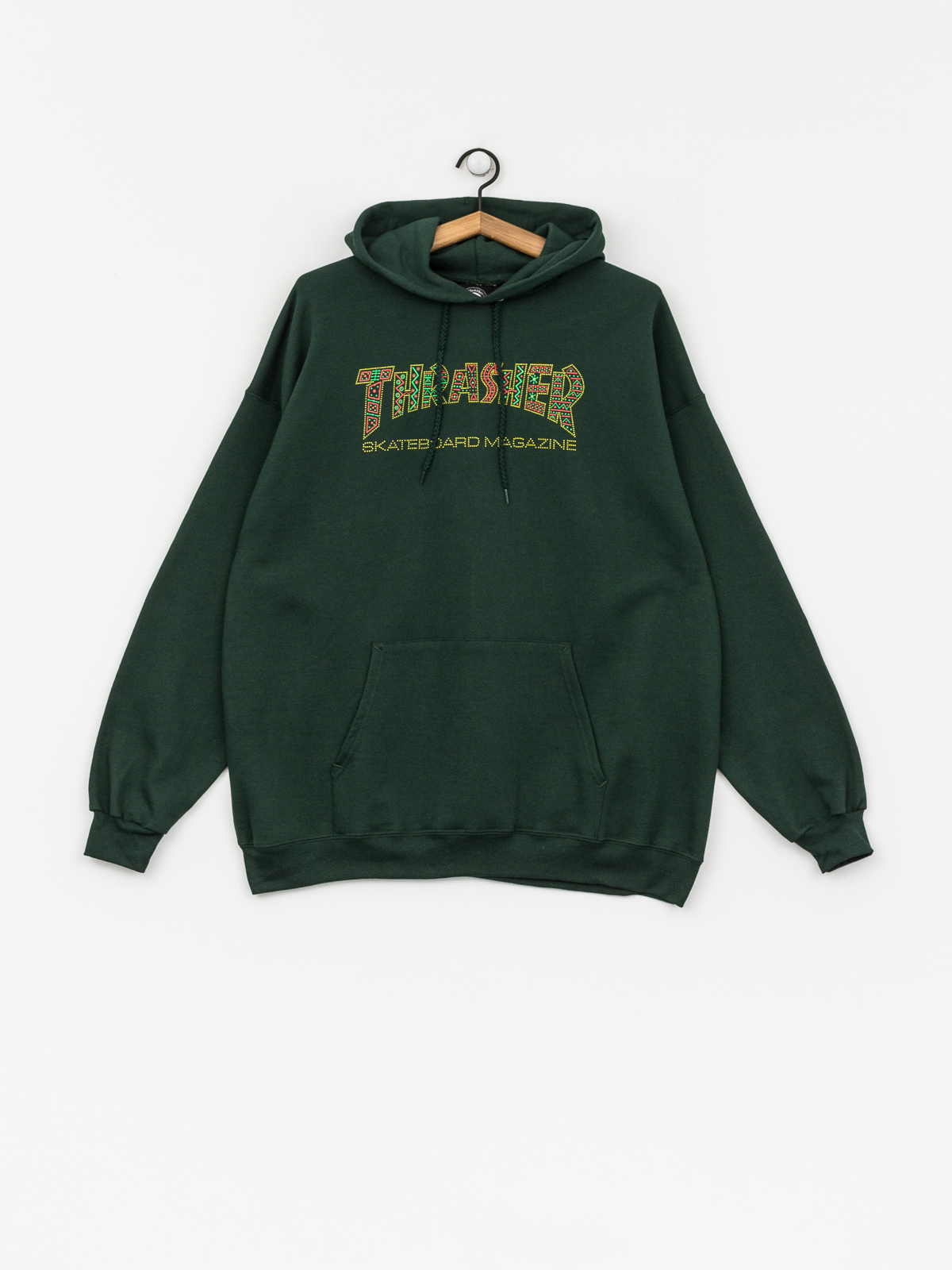 Thrasher Hoodie Davis Forest HD green