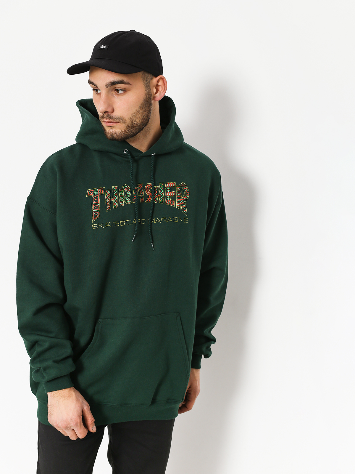 Thrasher Hoodie Davis Forest HD (green)