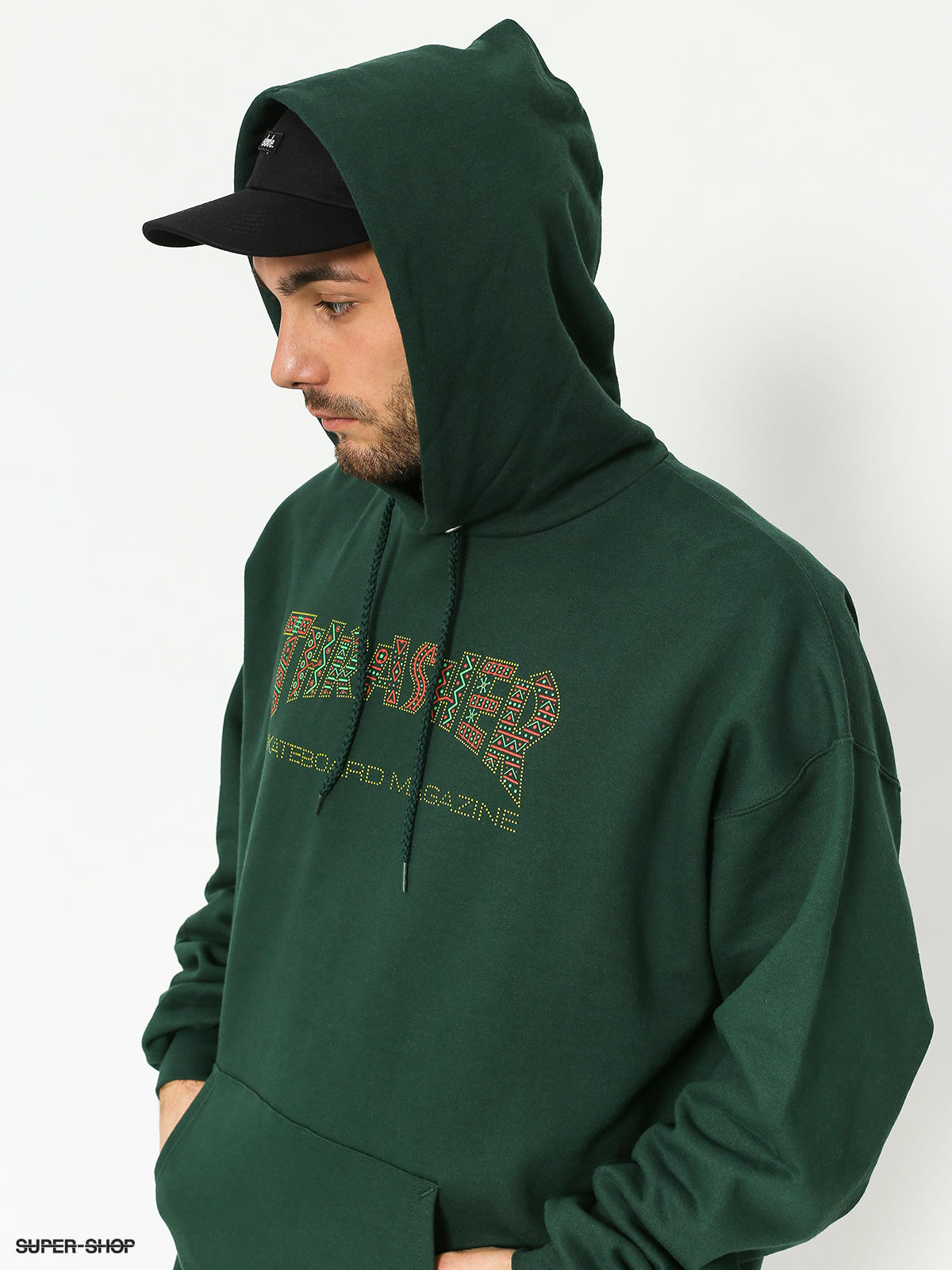 Thrasher davis discount forest green hoodie