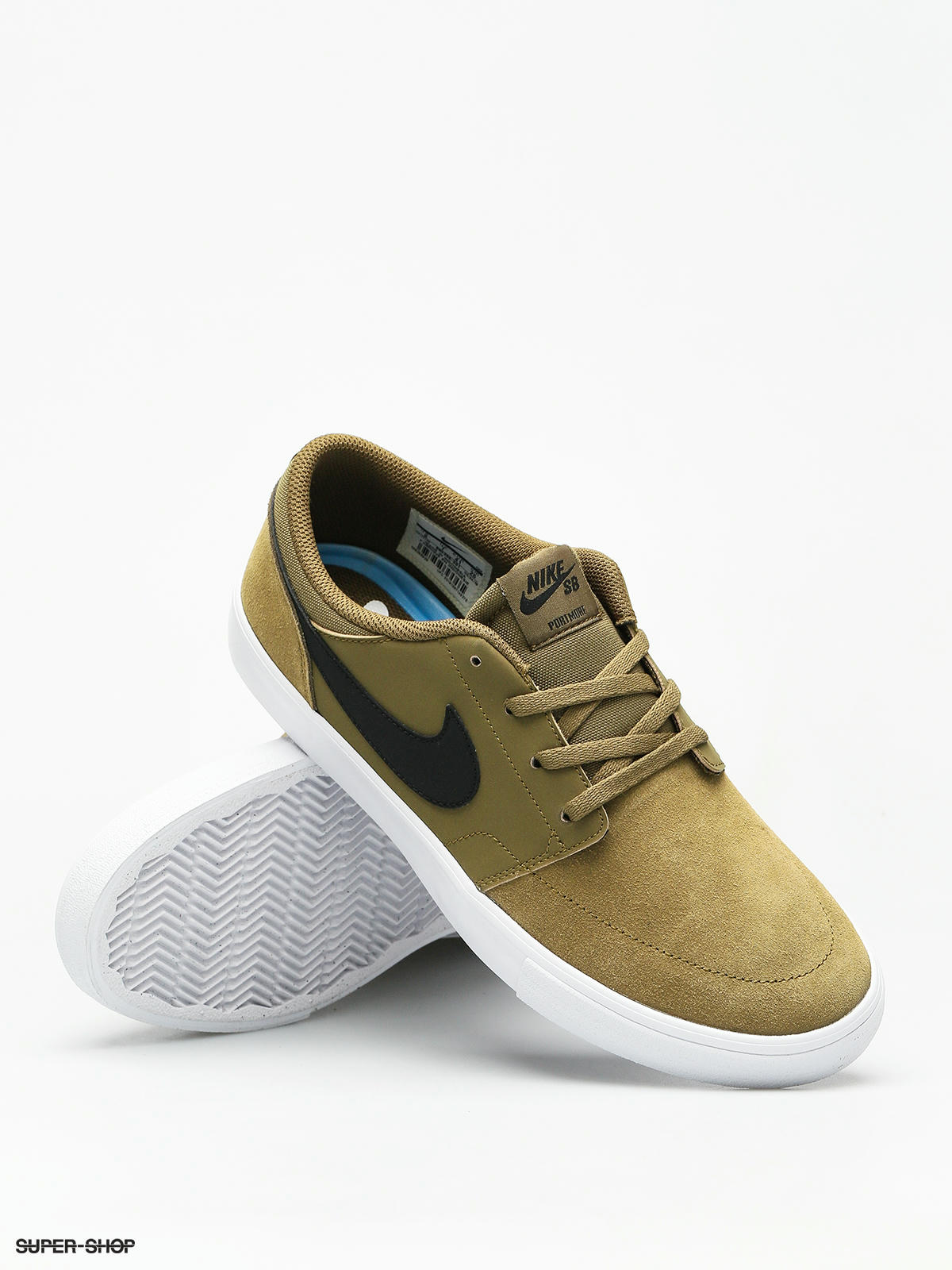 nike sb solarsoft portmore ii marron