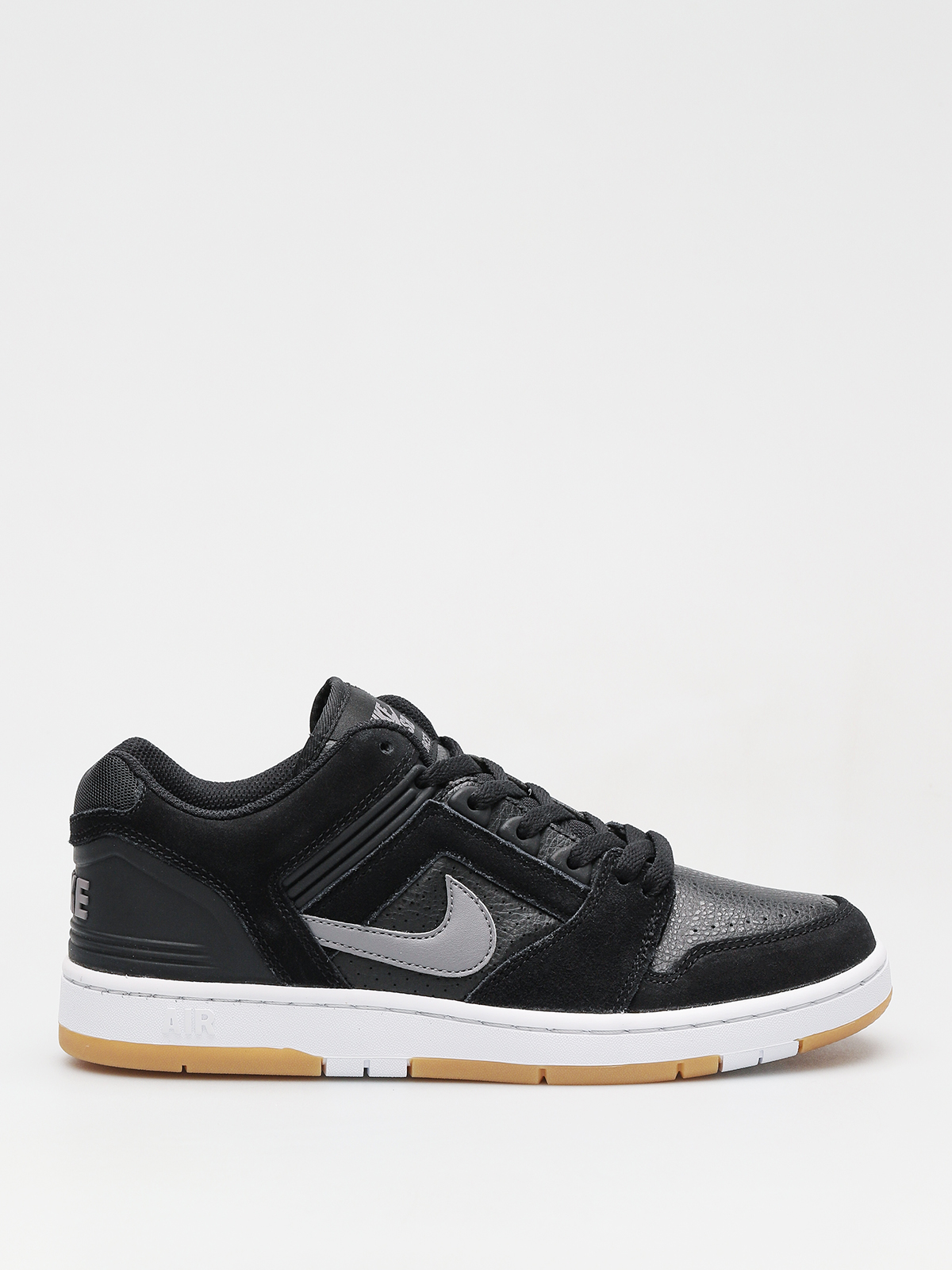 Nike SB Sb Air Force II Low Shoes (black/gunsmoke white gum light brown)