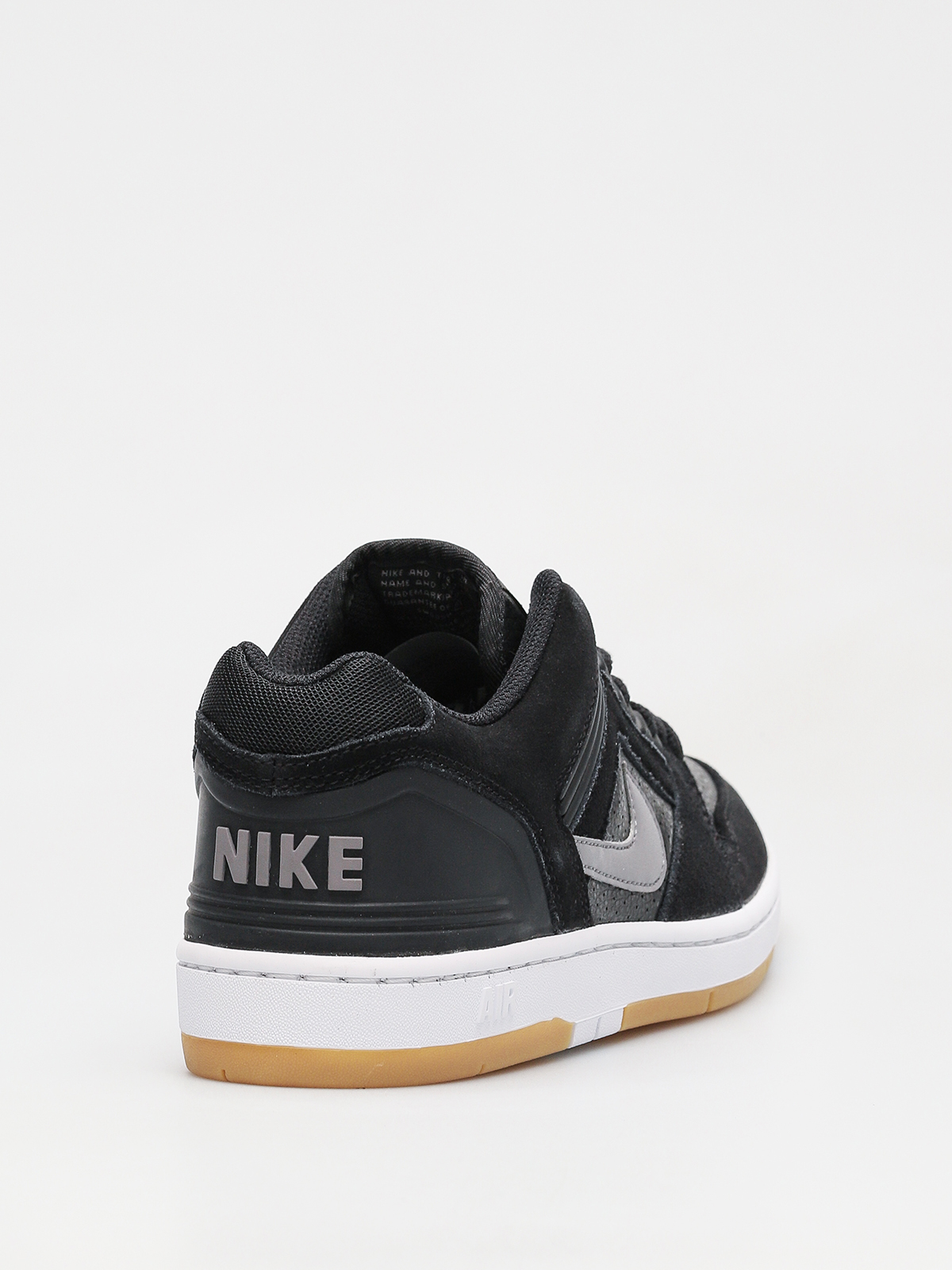 Nike SB Sb Air Force II Low Shoes (black/gunsmoke white gum light brown)