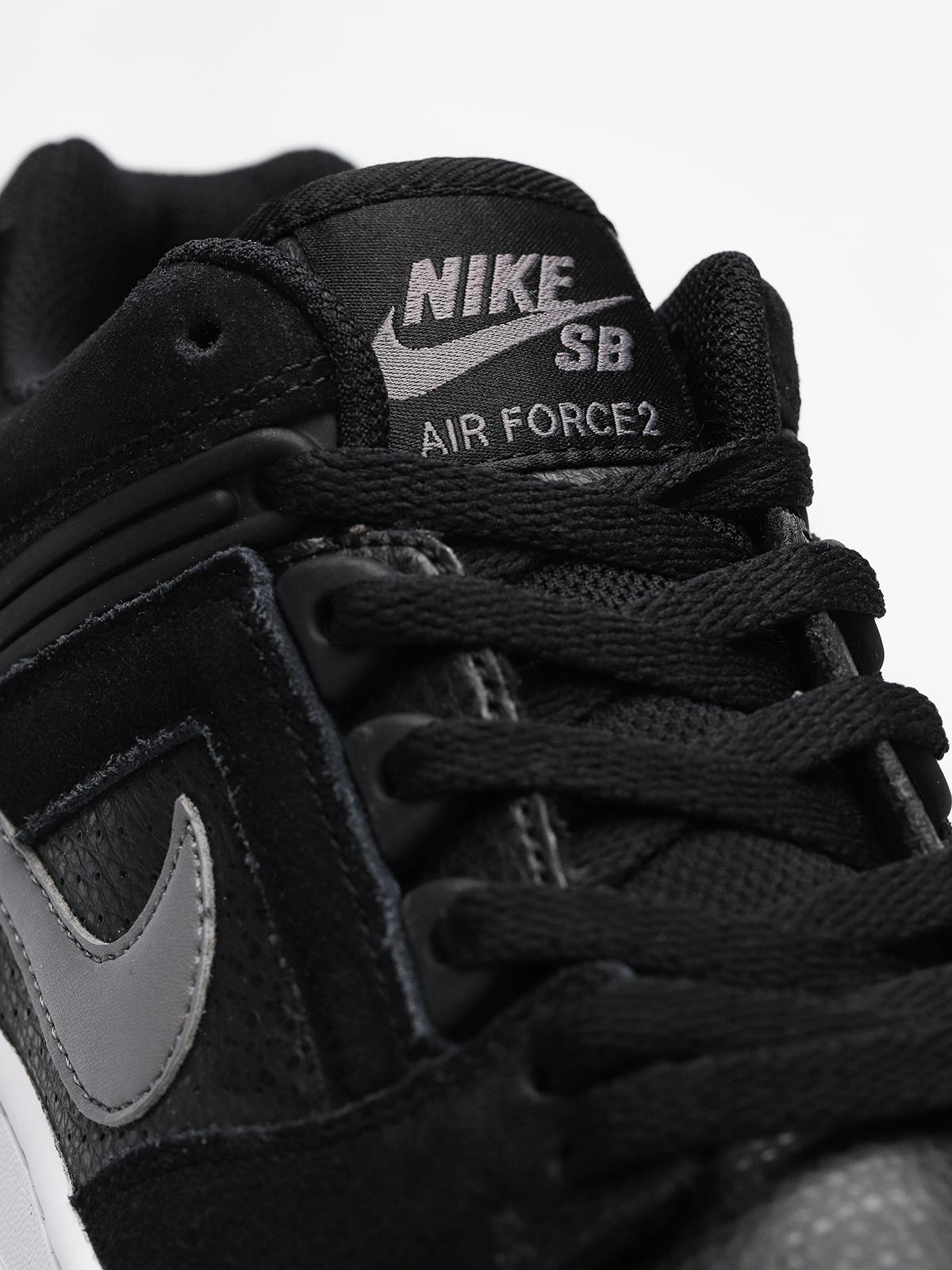 Nike SB Sb Air Force II Low Shoes (black/gunsmoke white gum light brown)
