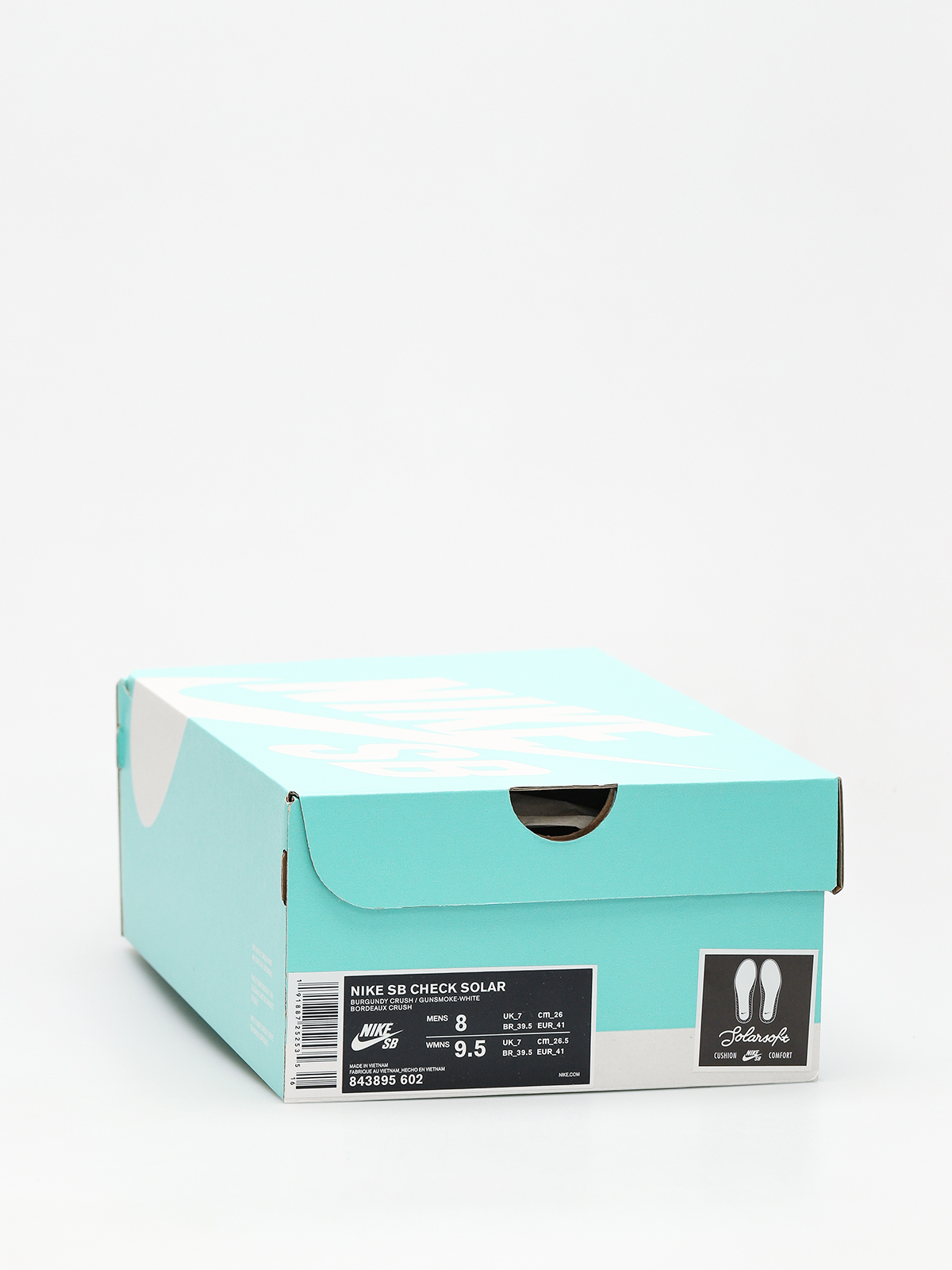 nike sb check solarsoft burgundy