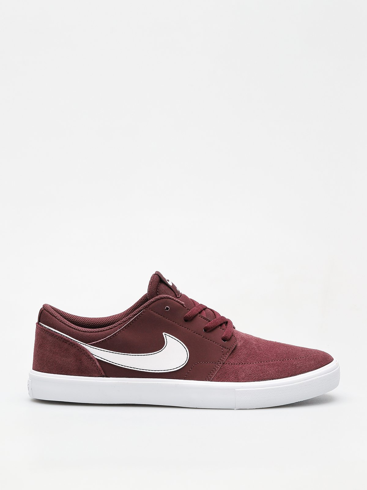 Nike SB Sb Solarsoft Portmore II Shoes (burgundy crush/white white black)