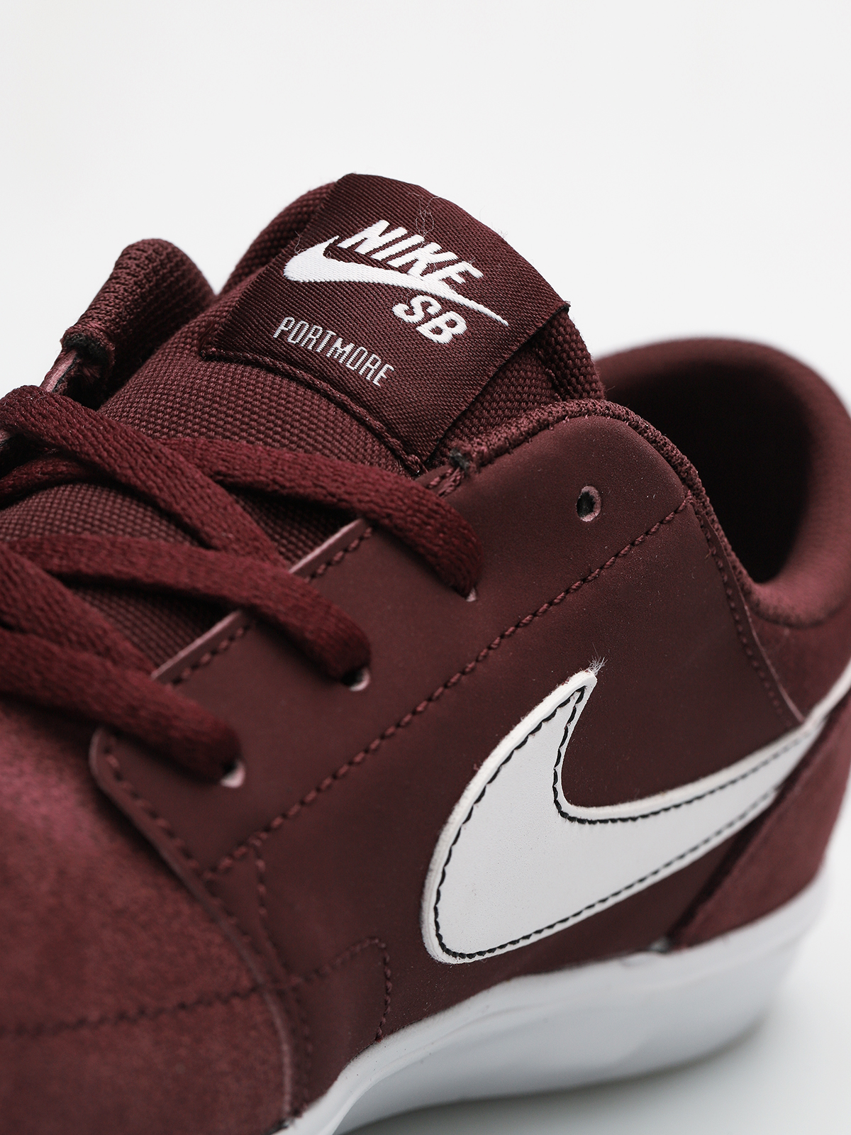 Nike SB Sb Solarsoft Portmore II Shoes (burgundy crush/white white black)