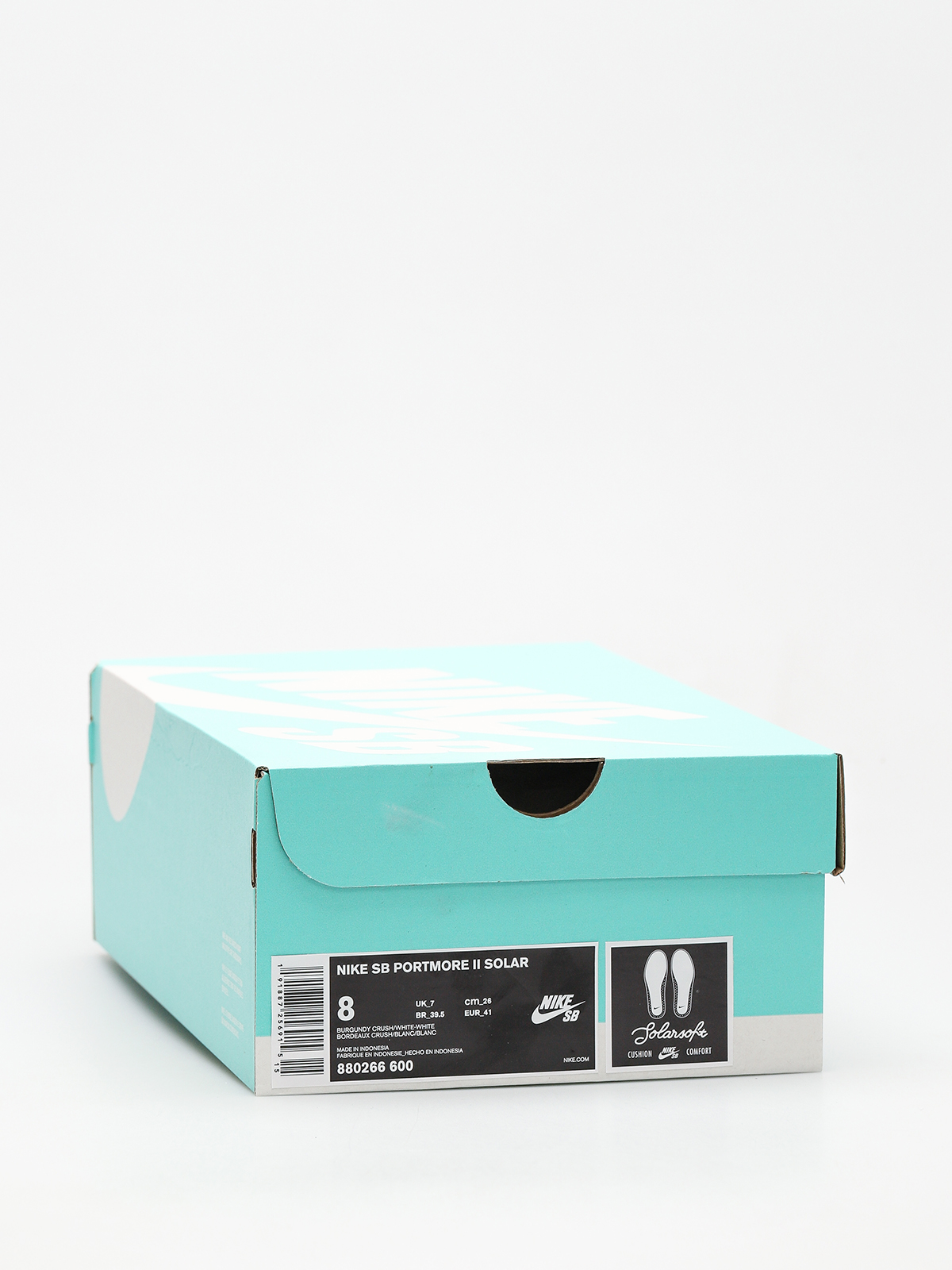 Nike SB Sb Solarsoft Portmore II Shoes (burgundy crush/white white black)