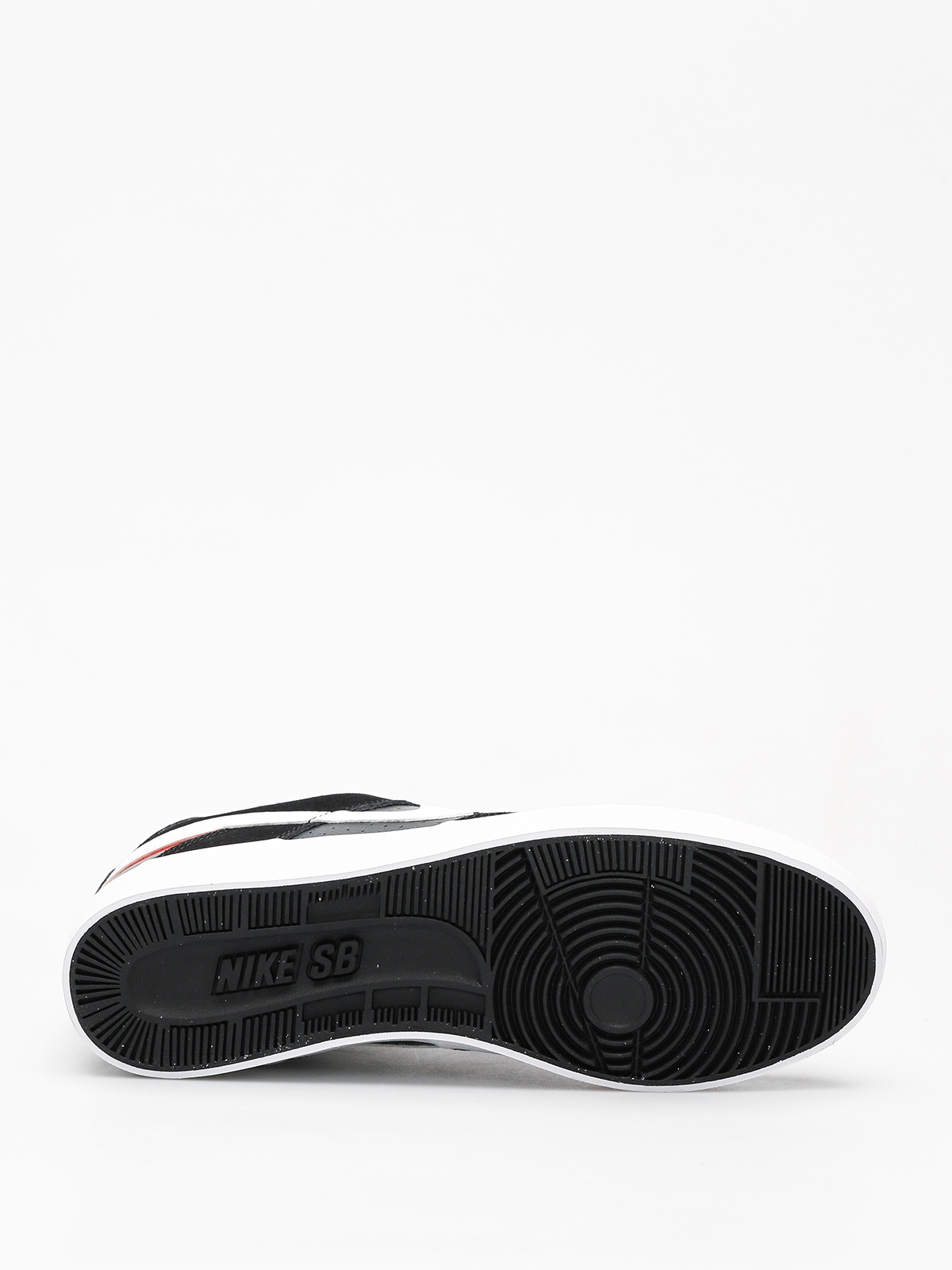 Nike SB Sb Delta Force Vulc Shoes (black/white habanero red)