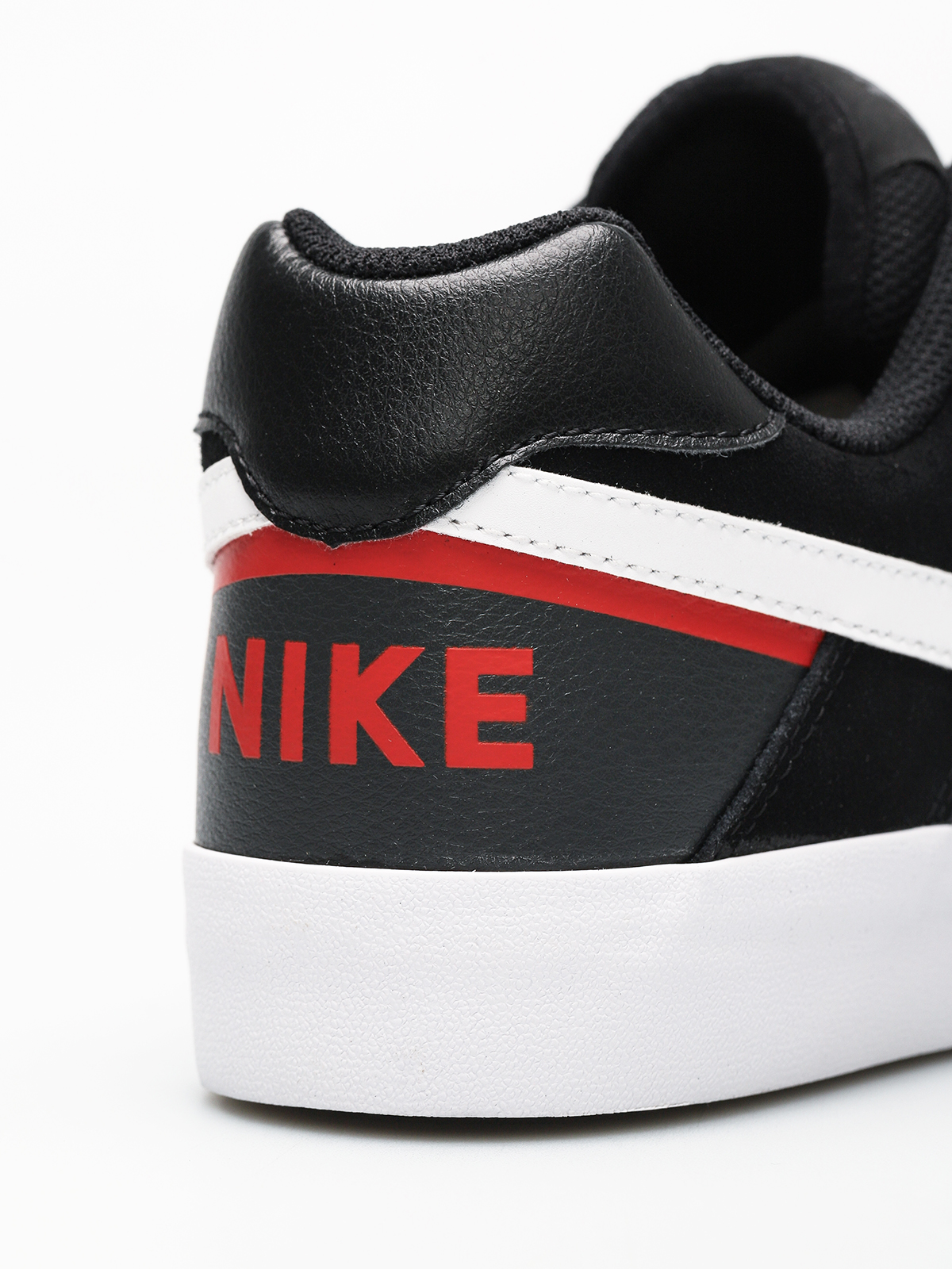 Nike SB Sb Delta Force Vulc Shoes (black/white habanero red)