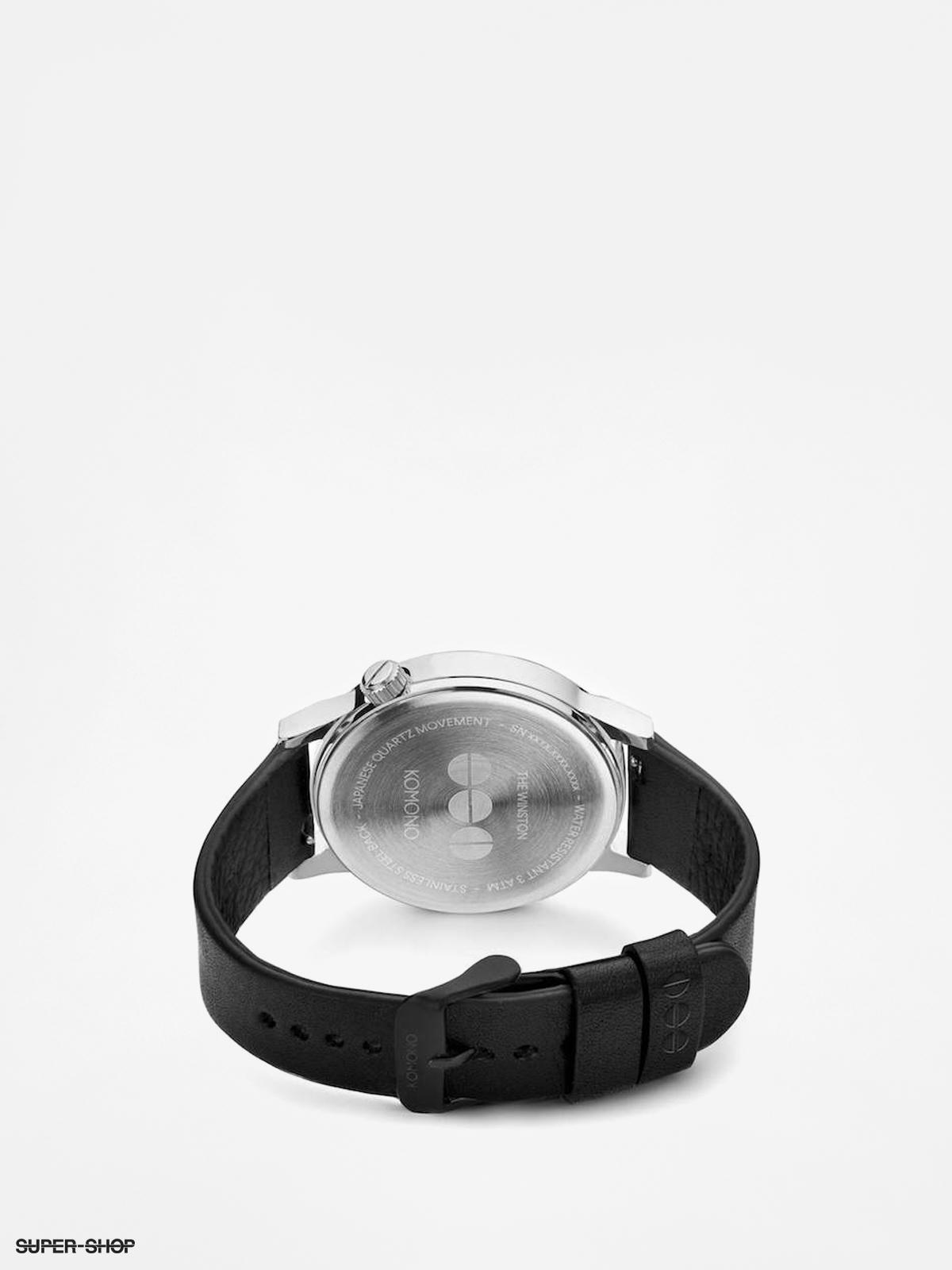 Komono Watch Winston Subs (black/silver)