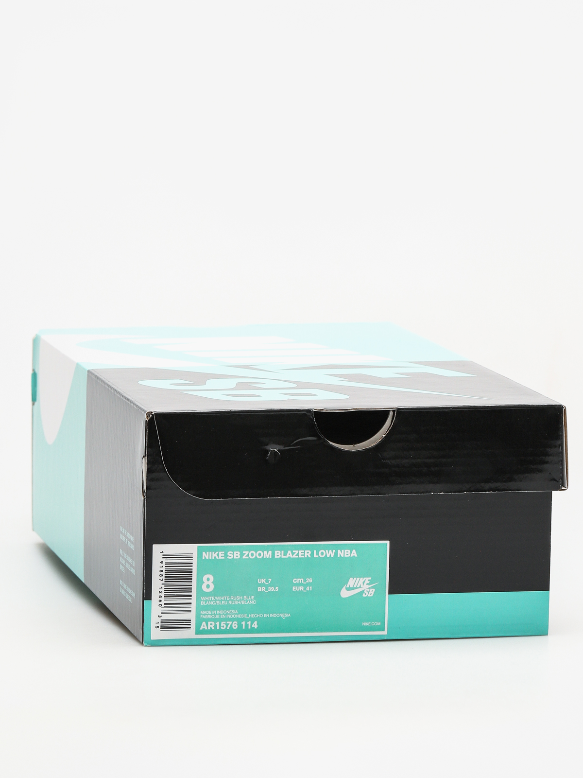 Nike SB Sb Zoom Blazer Low NBA Shoes (white/white rush blue university red)