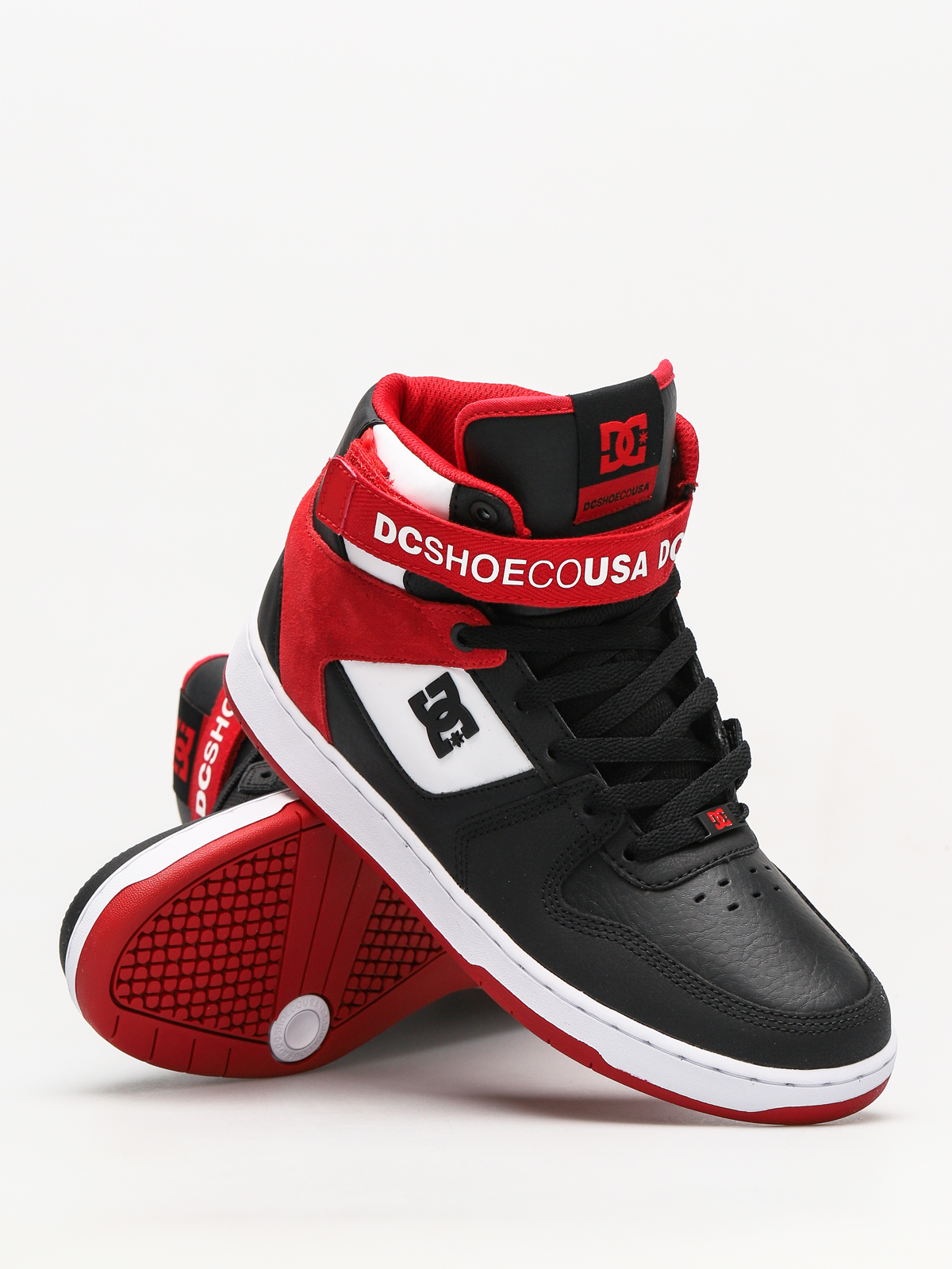 DC Pensford Shoes (black/white/red)