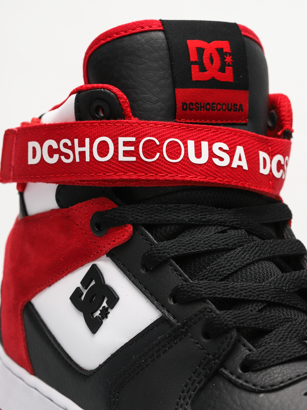 DC Pensford Shoes (black/white/red)
