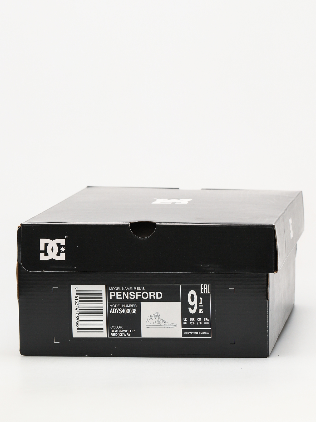 DC Pensford Shoes (black/white/red)