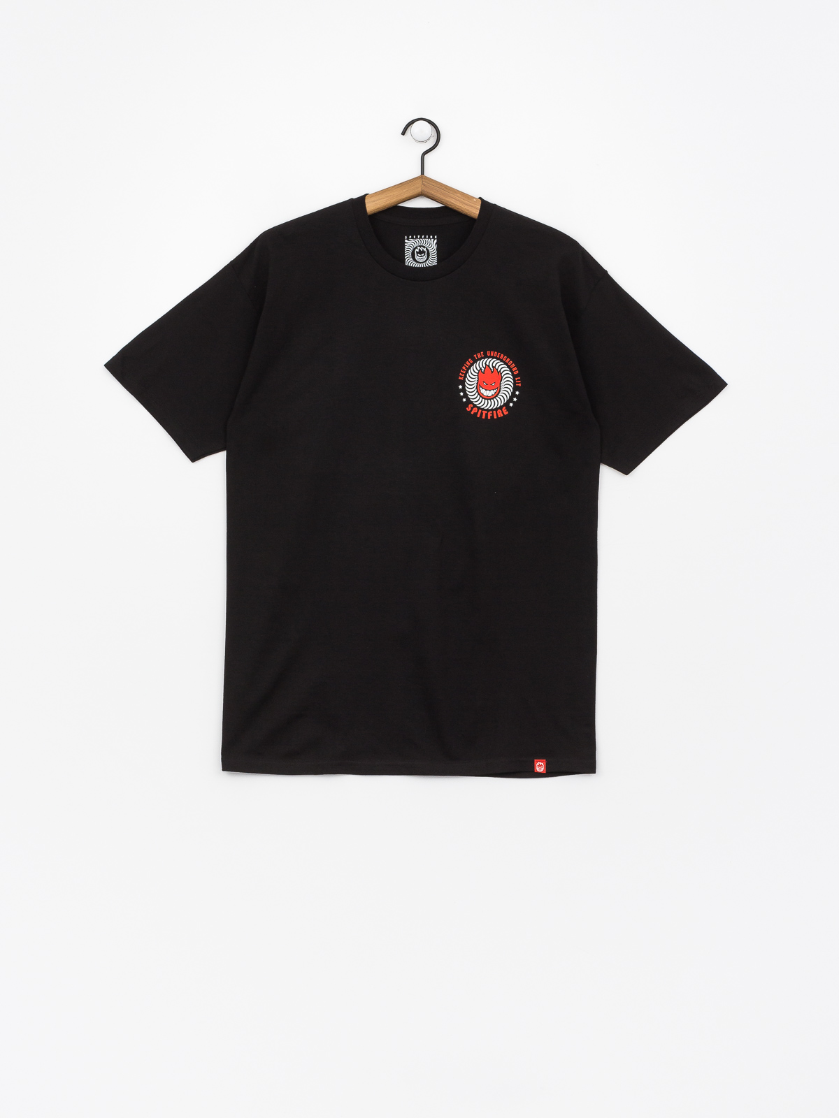Spitfire T-shirt Ktul (black/red/white)