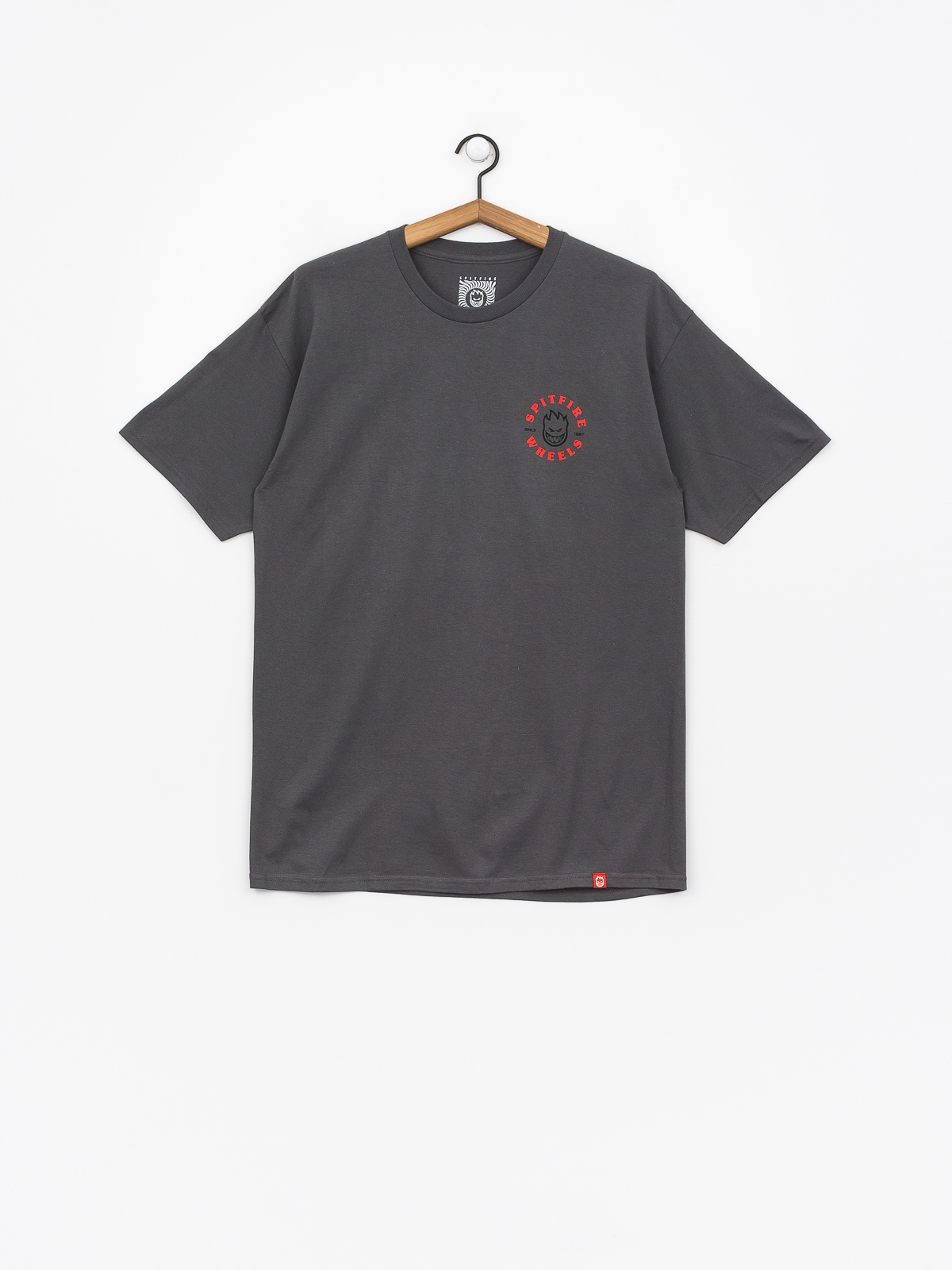 Spitfire T-shirt Classic Bghd (charcoal/red)
